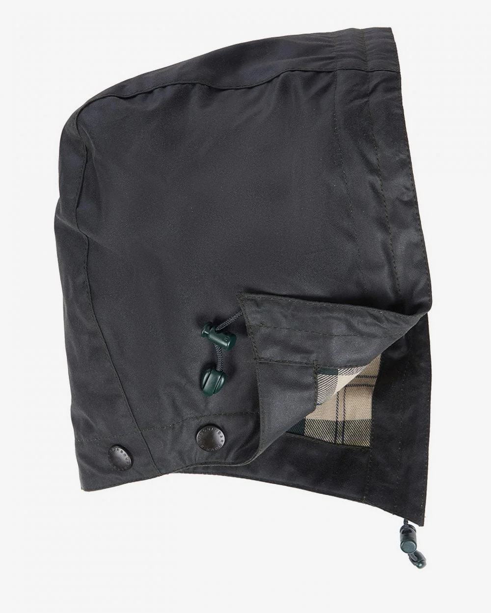 Barbour Wax Cotton Hood - Sage - Image 2