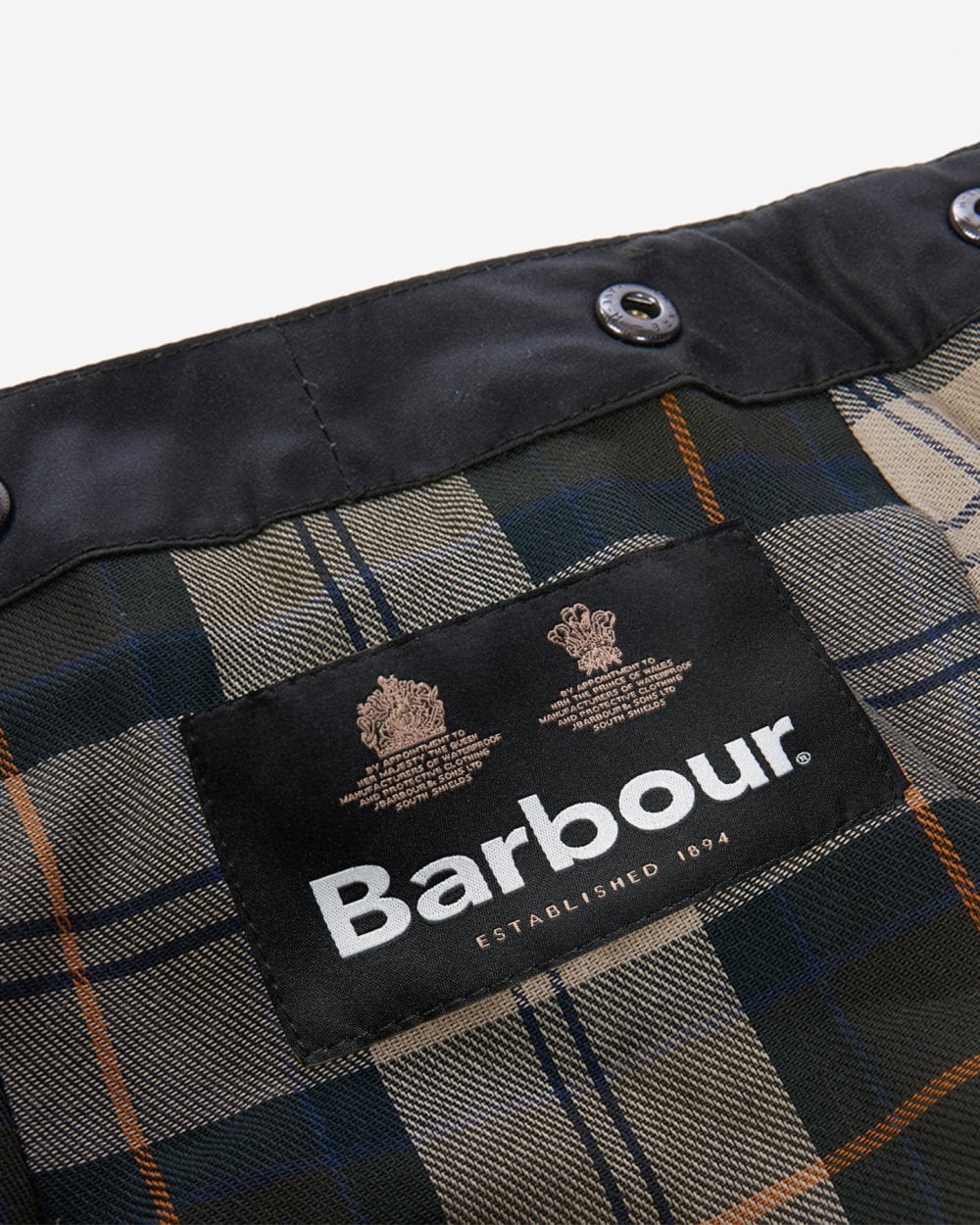 Barbour Wax Cotton Hood - Sage - Image 3