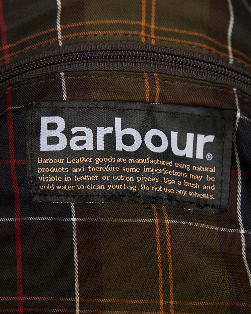 Barbour Wax Unisex Holdall - Olive - Image 7