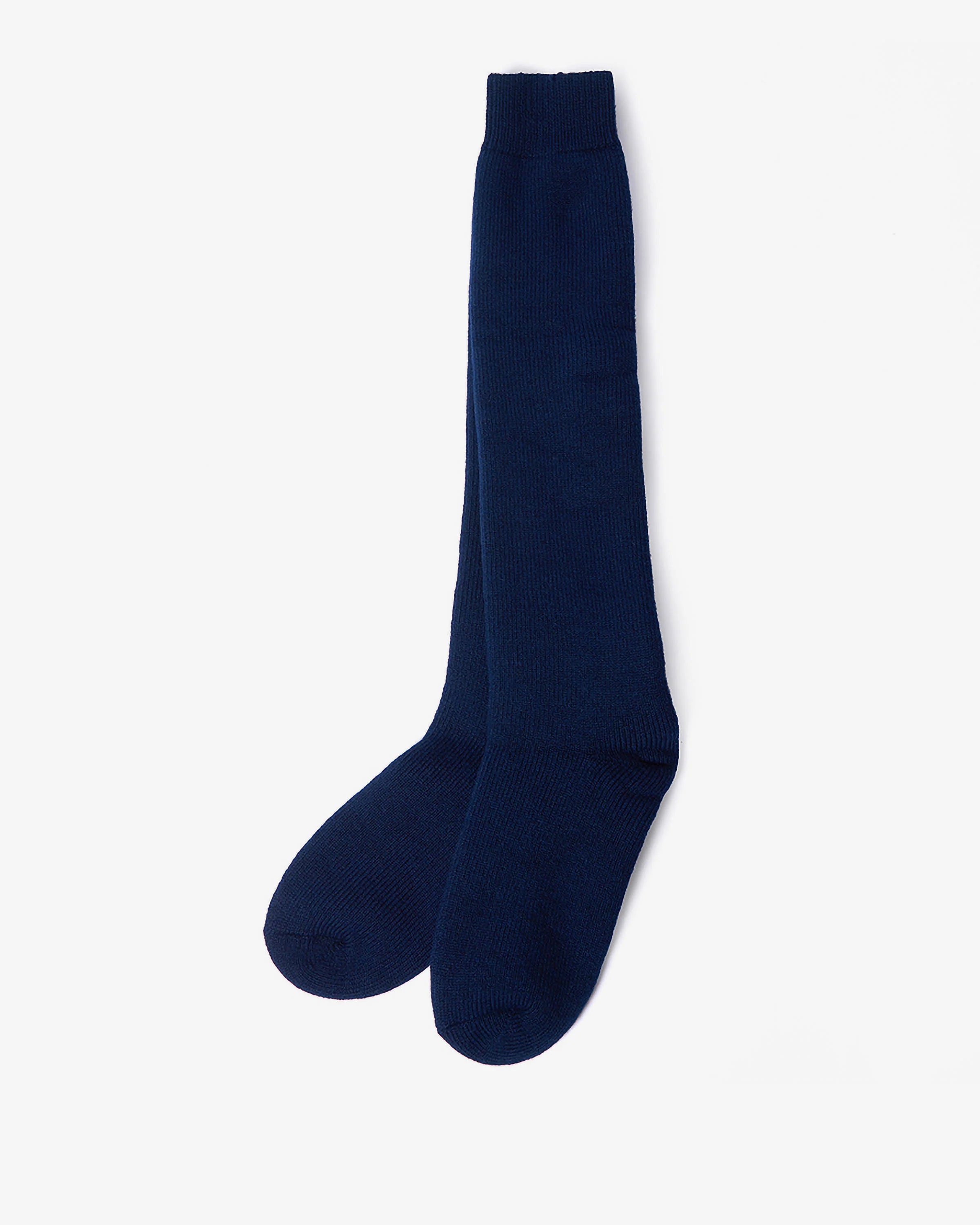 Barbour Wellington Knee Length Mens Socks - Navy - Image 2