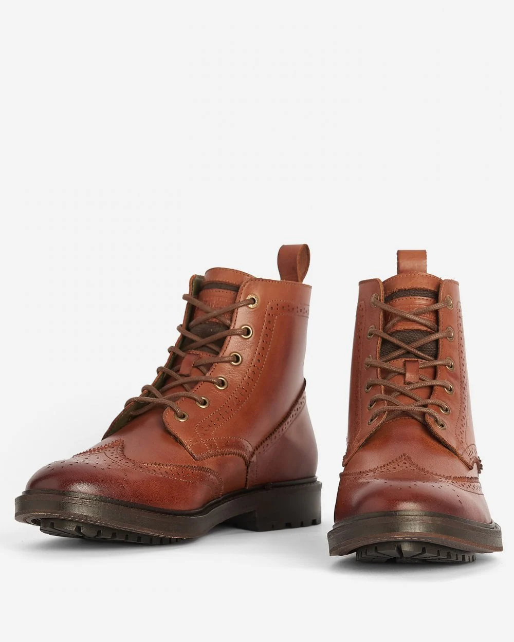 Barbour West Mens Brogue Boots - Image 3