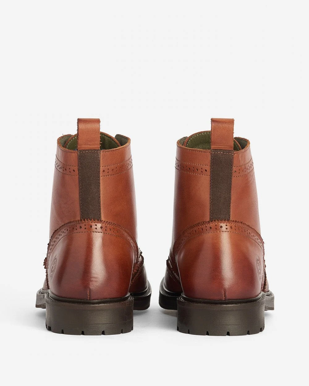 Barbour West Mens Brogue Boots - Image 4