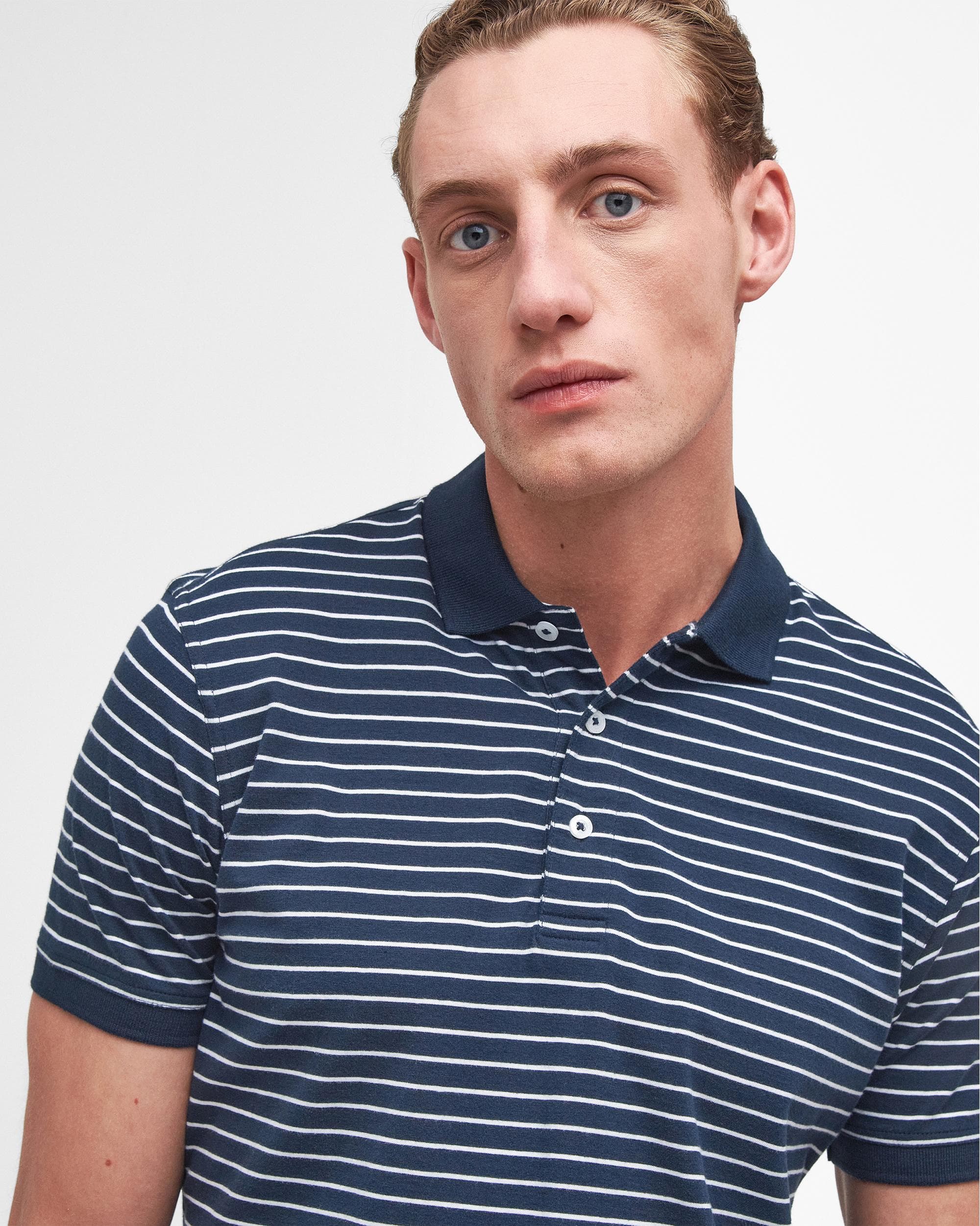 Barbour Westgate Mens Striped Polo Shirt - Image 2