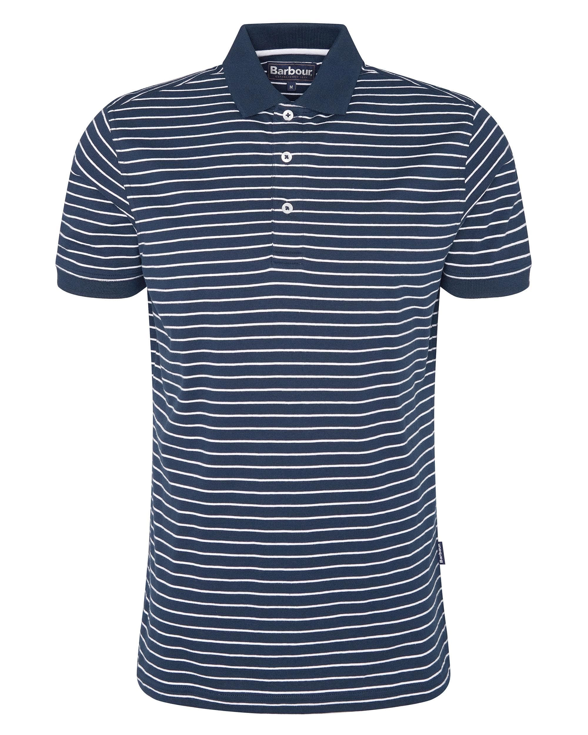 Barbour Westgate Mens Striped Polo Shirt - Image 7