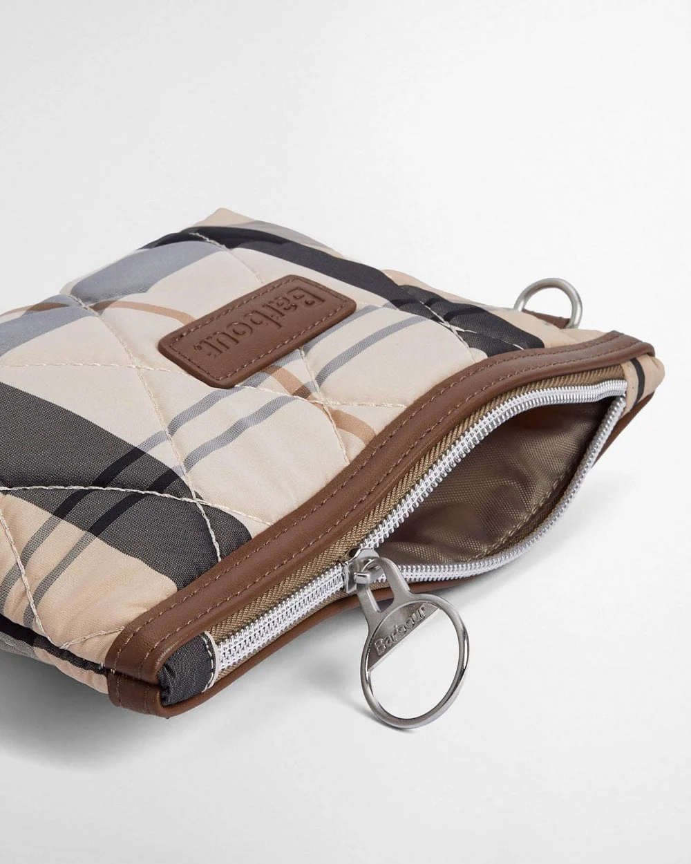 Barbour Wetherham Quilted Womens Tartan Tote - Image 2
