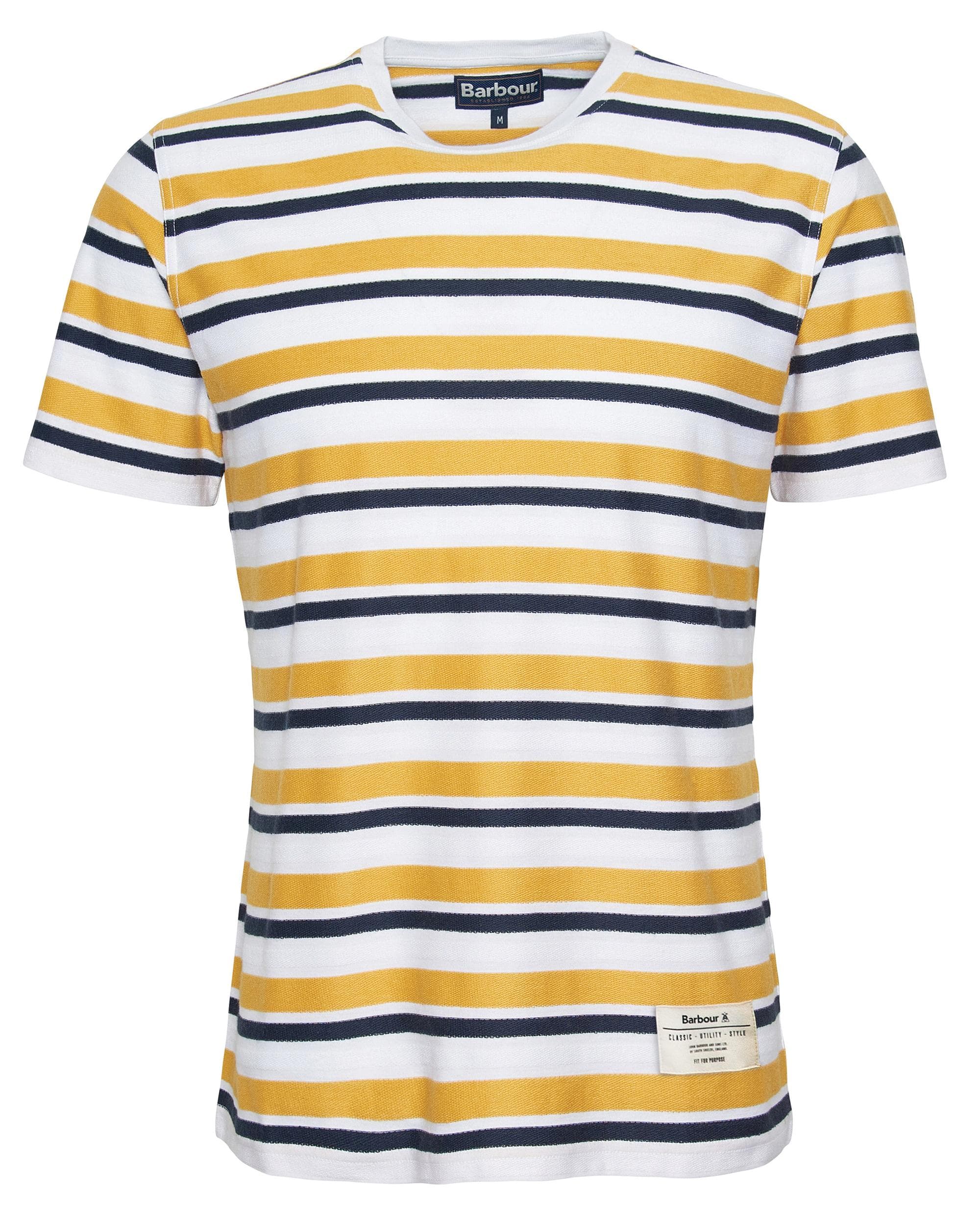 Barbour Whitwell Stripe Mens Tailored T-Shirt - Image 7