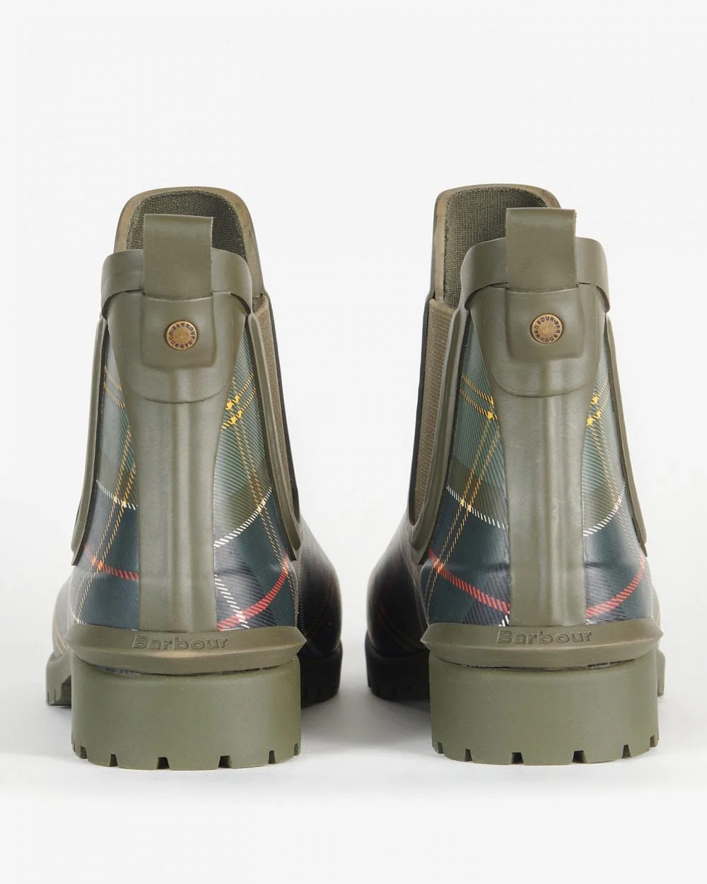 Barbour Wilton Womens Wellingtons - Classic Tartan - Image 3