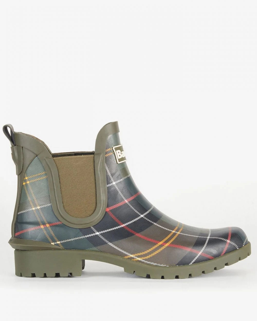 Barbour Wilton Womens Wellingtons - Classic Tartan - Image 6