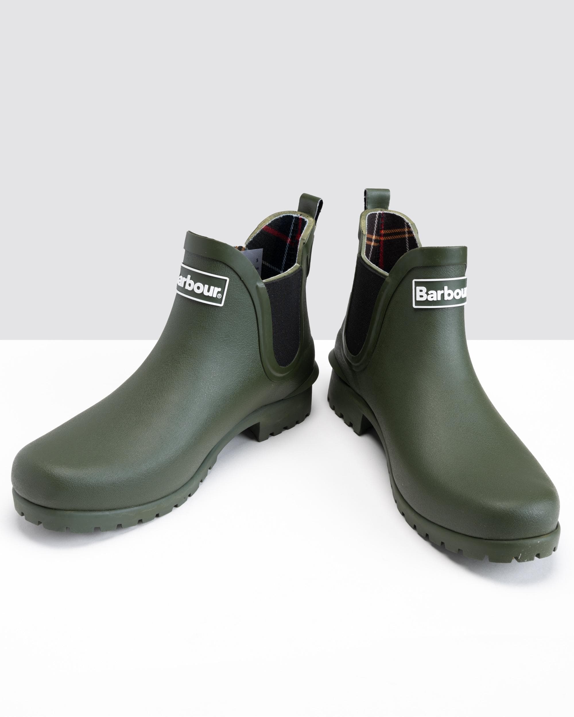 Barbour Wilton Womens Wellingtons - Olive - Image 3