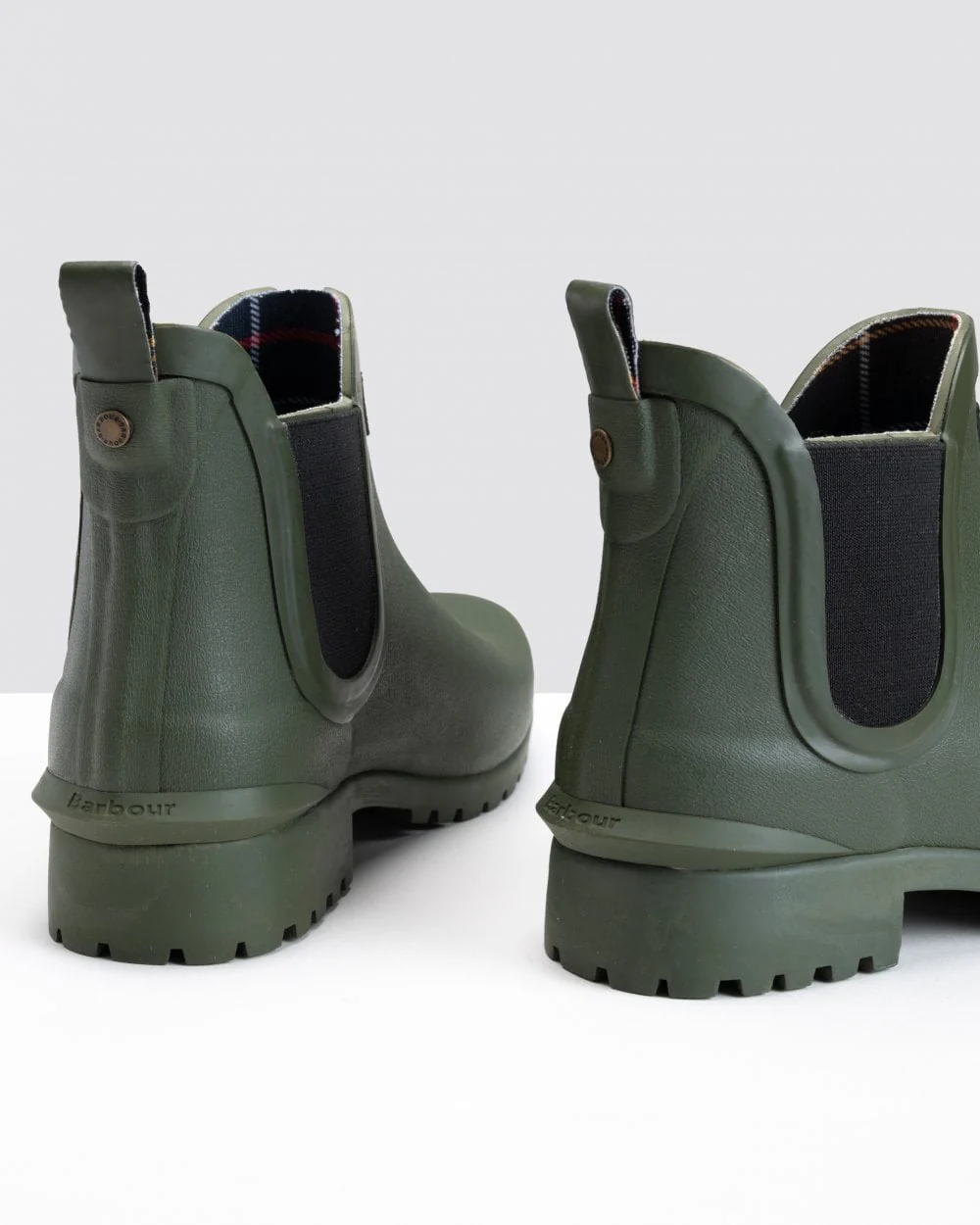 Barbour Wilton Womens Wellingtons - Olive - Image 5