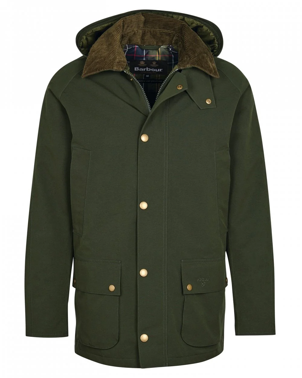 Barbour Winter Ashby Mens Waterproof Jacket - Sage - Image 11