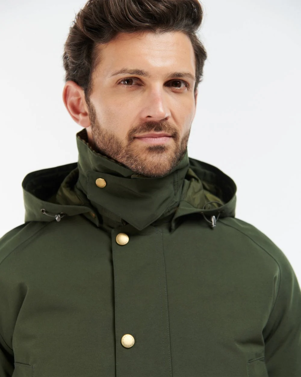 Barbour Winter Ashby Mens Waterproof Jacket - Sage - Image 2