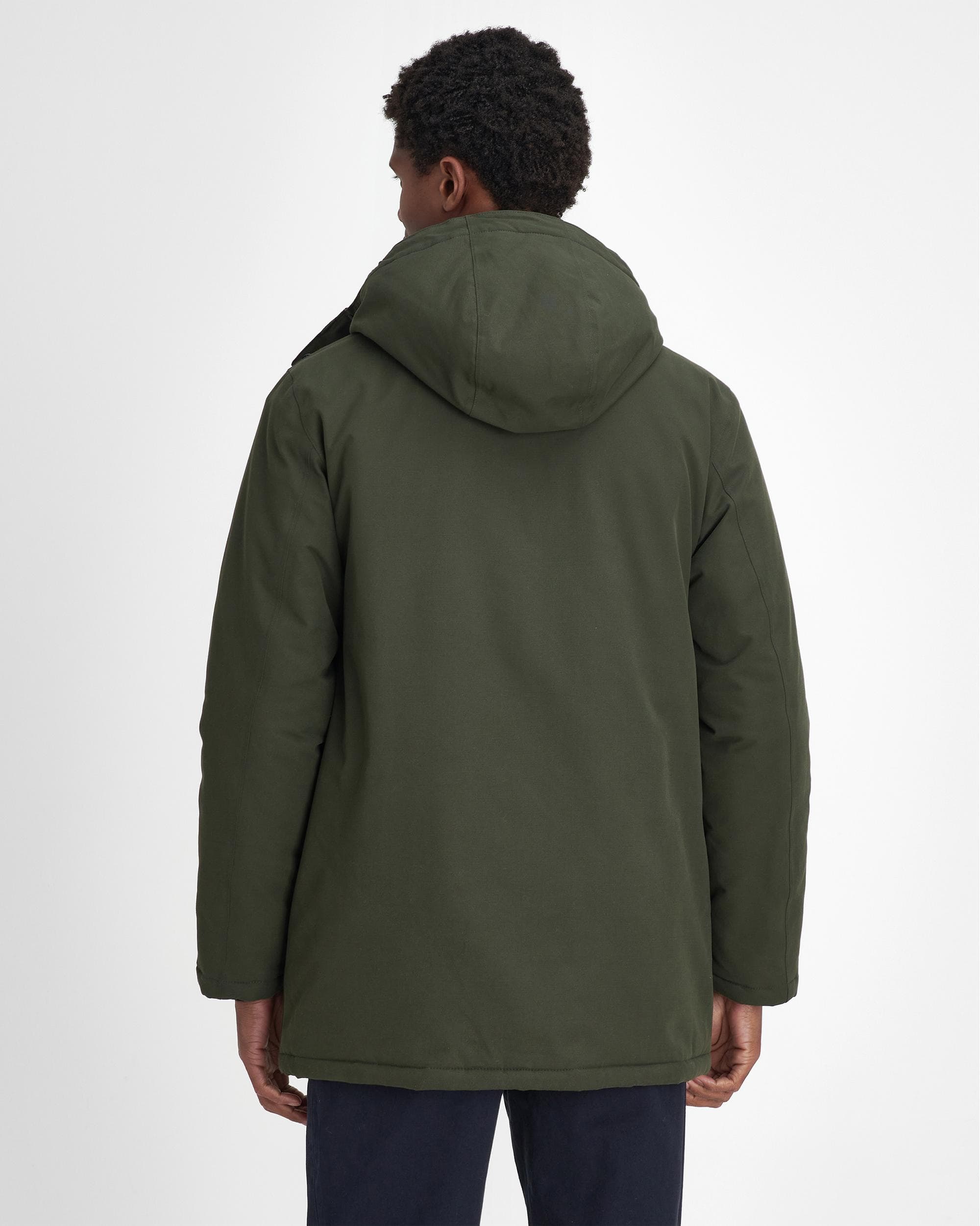 Barbour Winter Beaufort Mens Waterproof Parka - Sage - Image 4