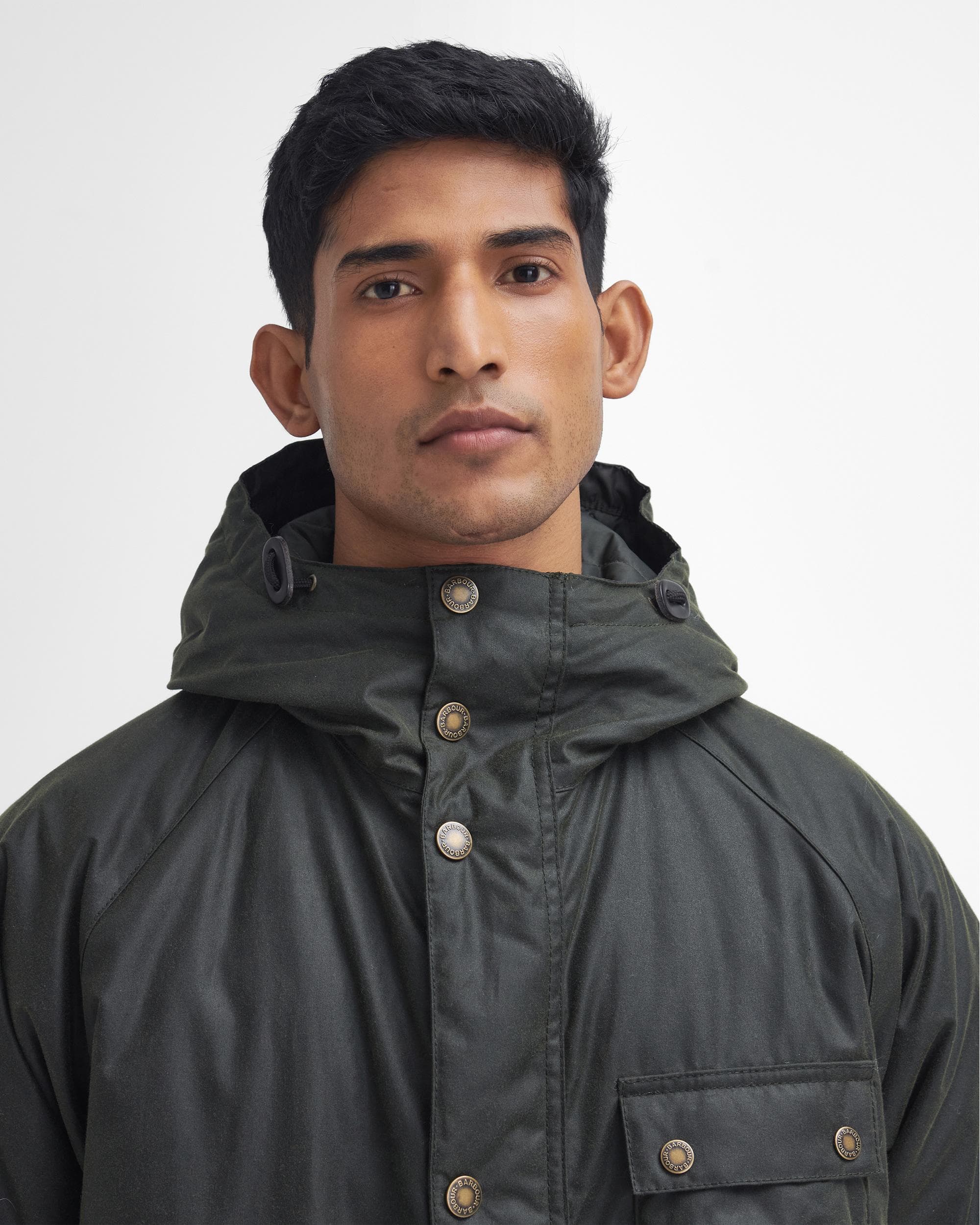 Barbour Winter Mens Wax Parka - Image 2