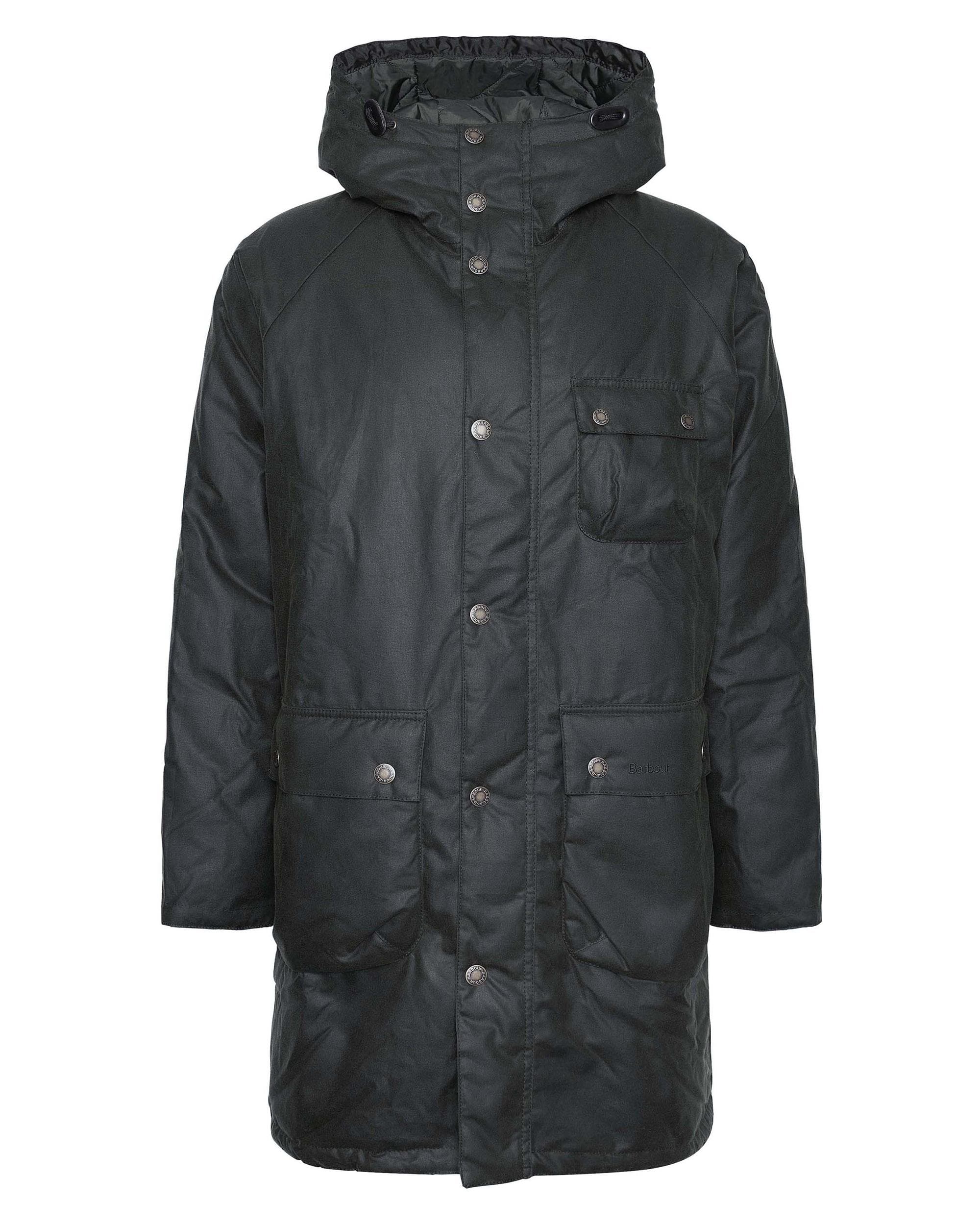 Barbour Winter Mens Wax Parka - Image 8