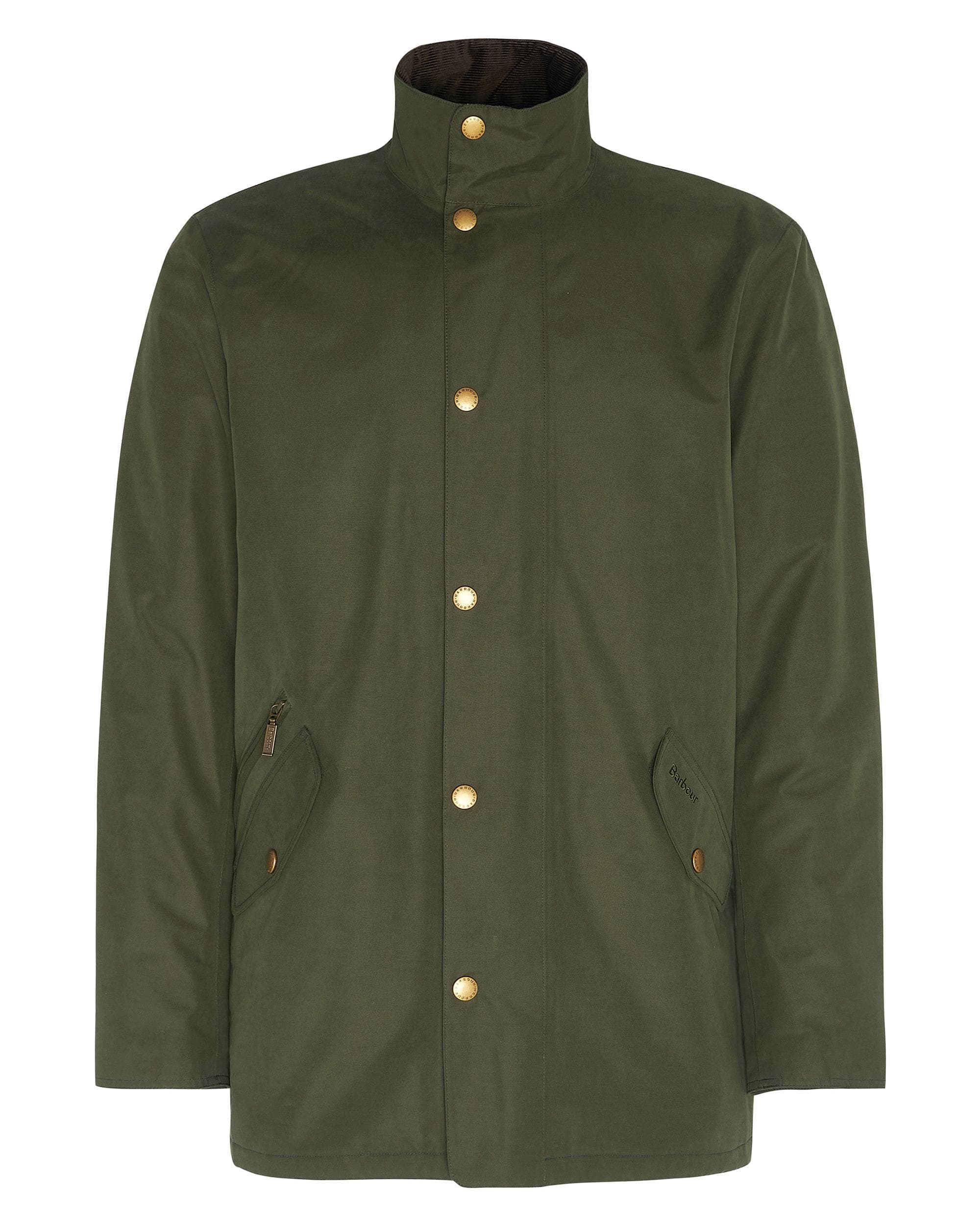 Barbour Winter Spoonbill Mens Waterproof Jacket - Olive - Image 10