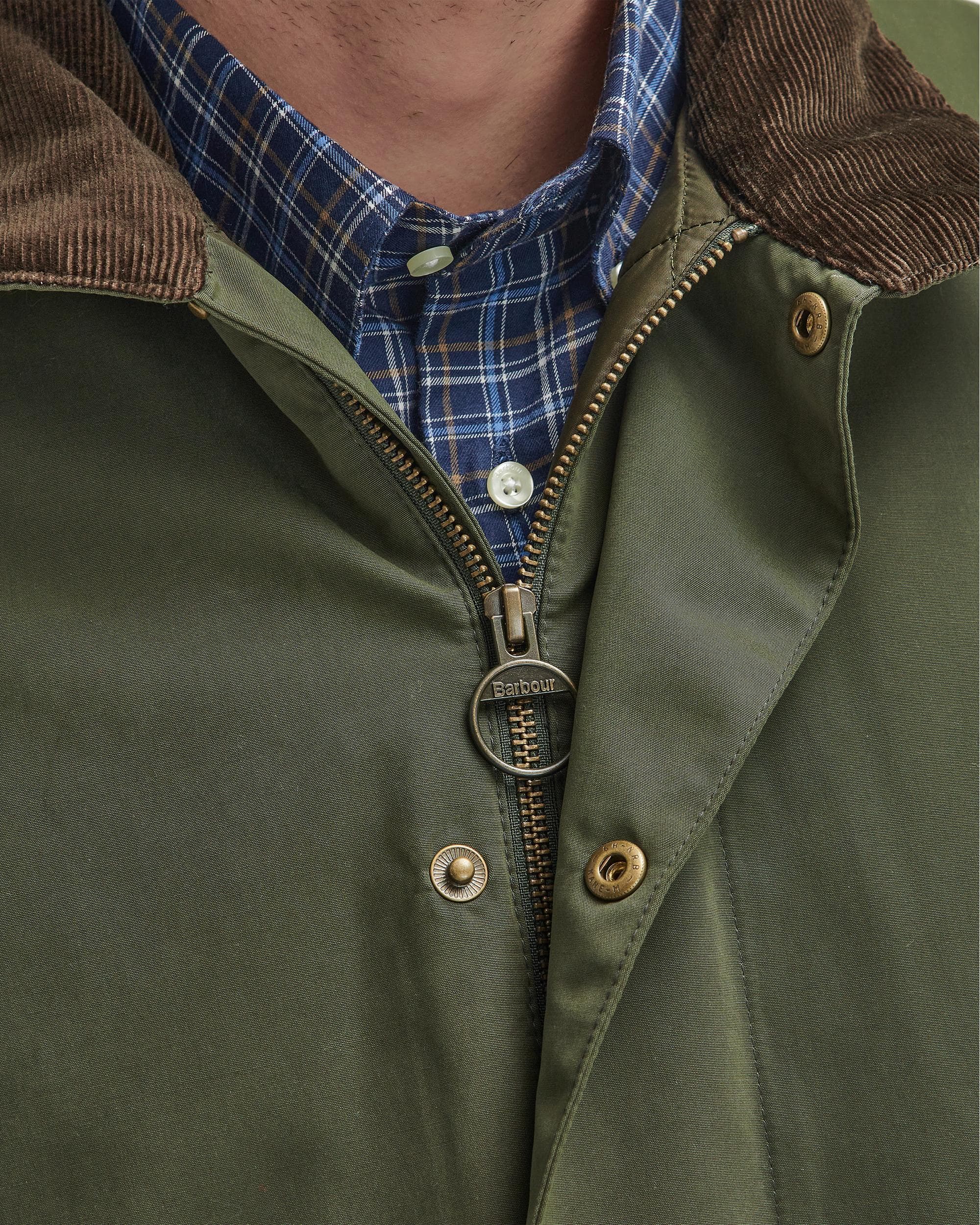 Barbour Winter Spoonbill Mens Waterproof Jacket - Olive - Image 3