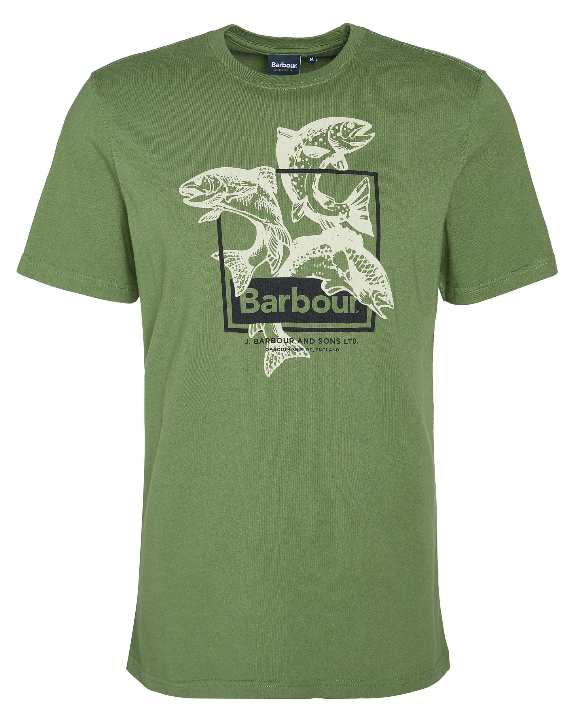 Barbour Witton Mens Tailored Graphic T-Shirt - Image 6