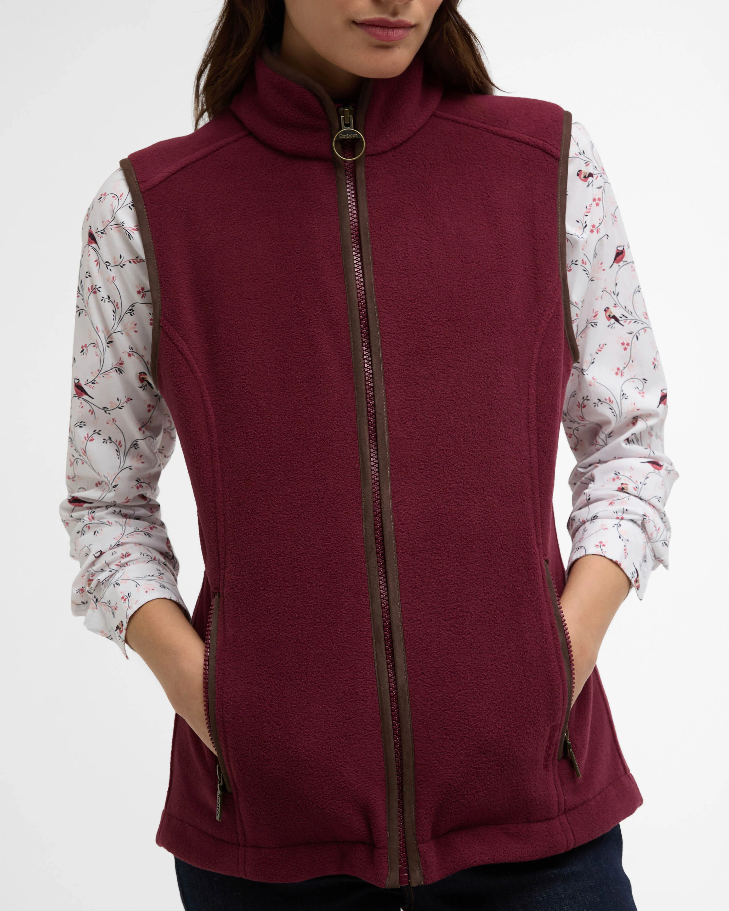Barbour Womens Country Gilet - Port - Image 3