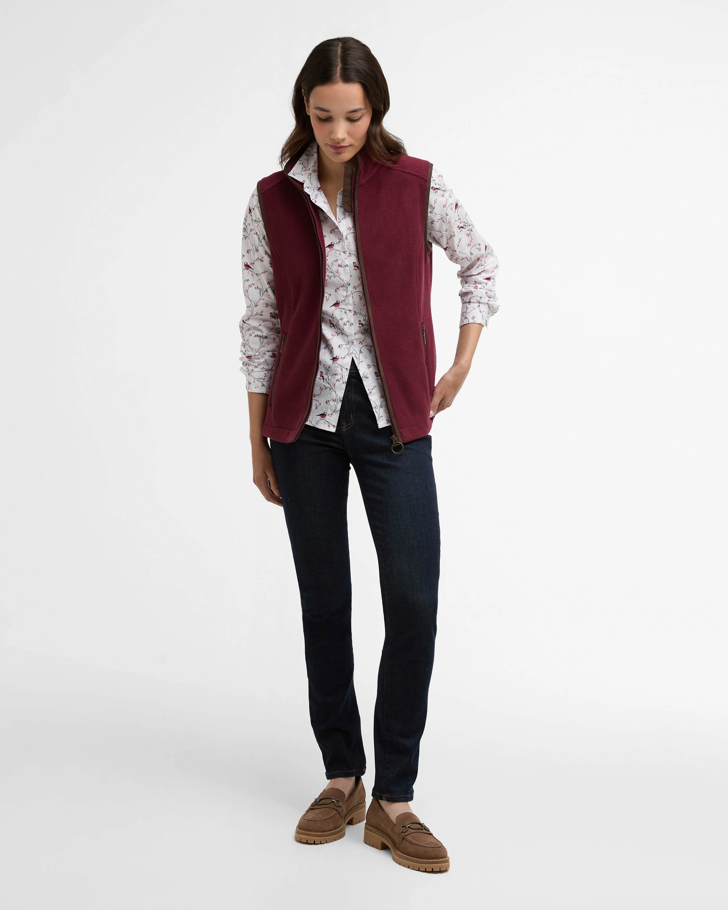 Barbour Womens Country Gilet - Port - Image 5