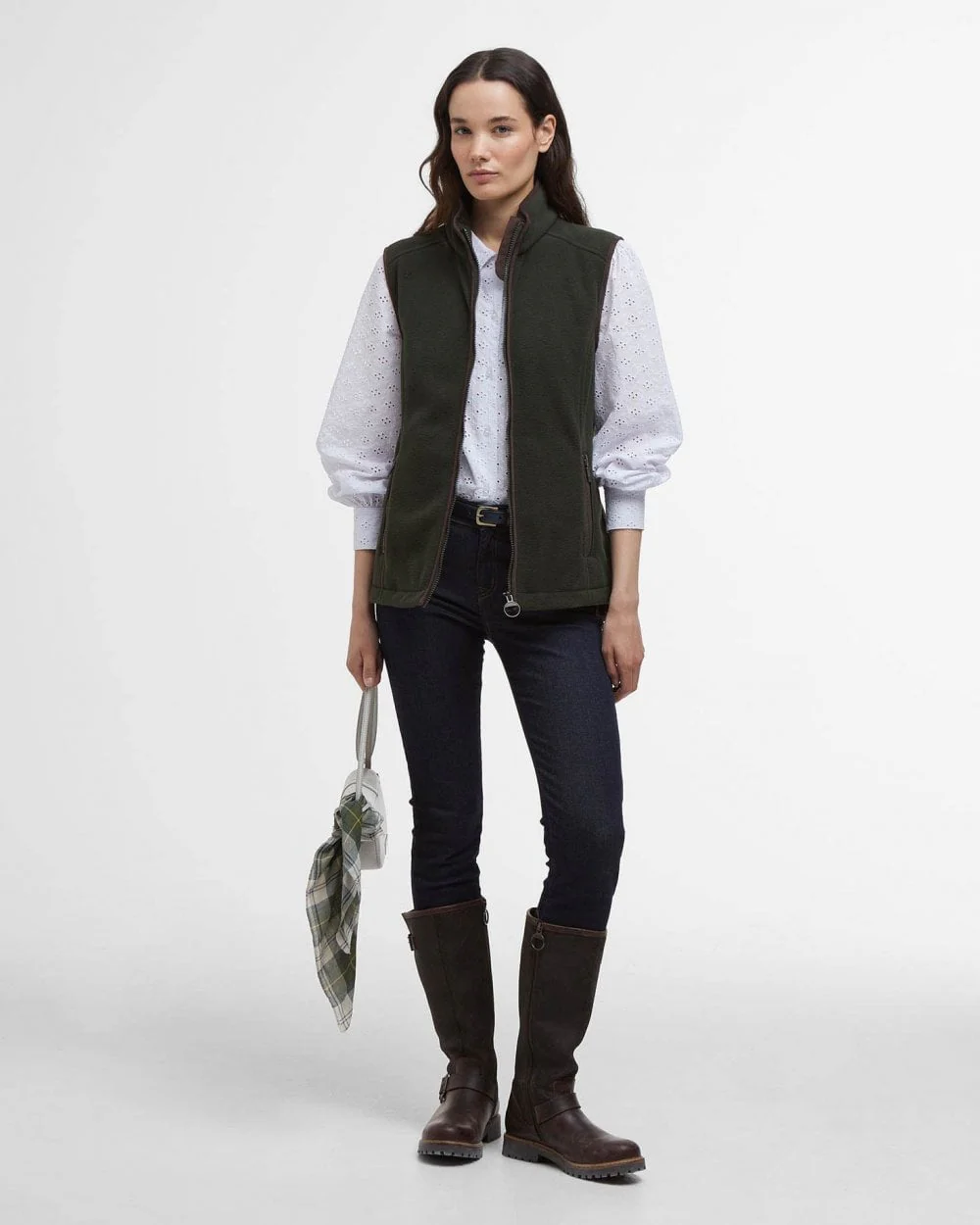 Barbour Womens Country Gilet - Sage - Image 3