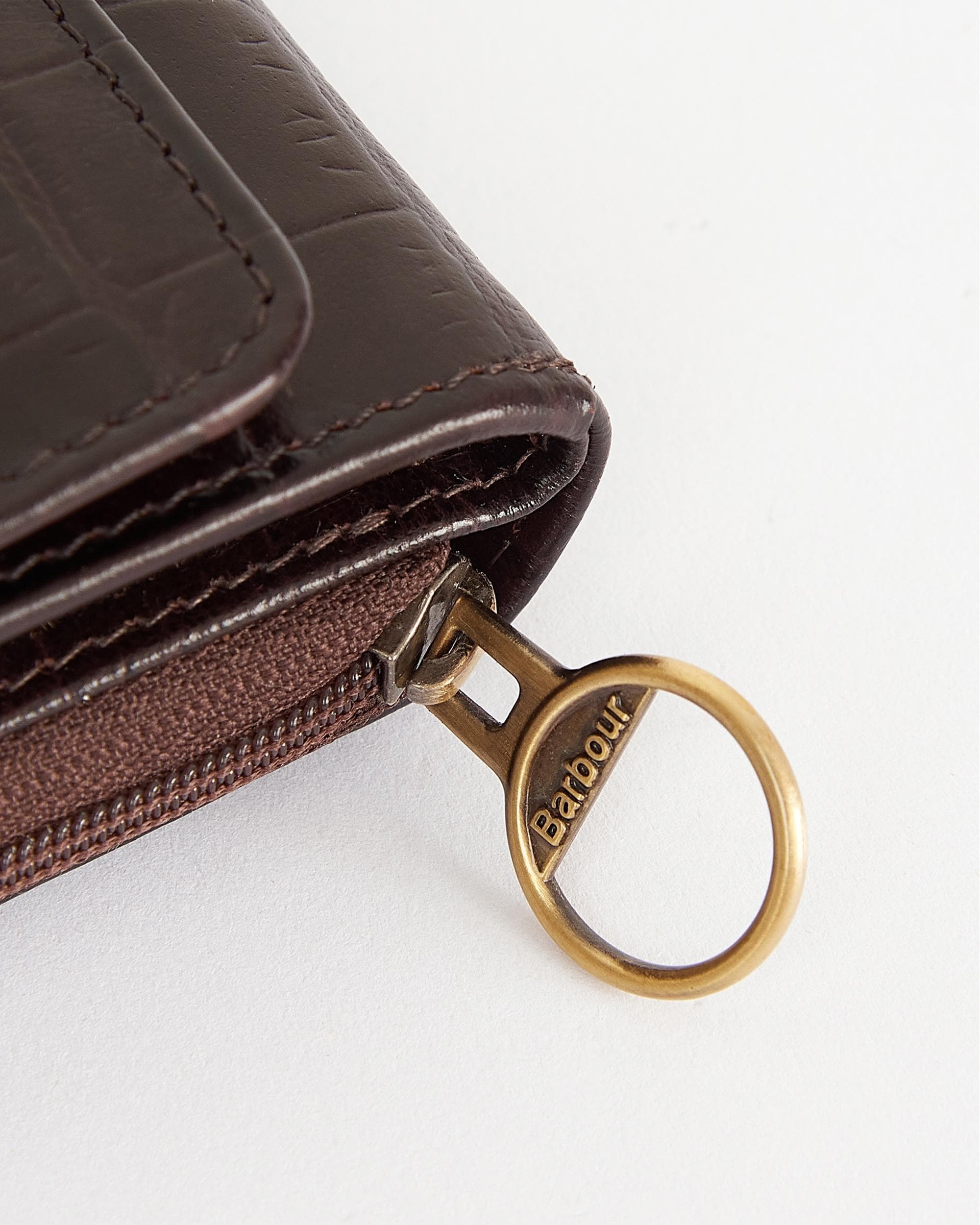 Barbour Womens Leather French Purse - Image 5