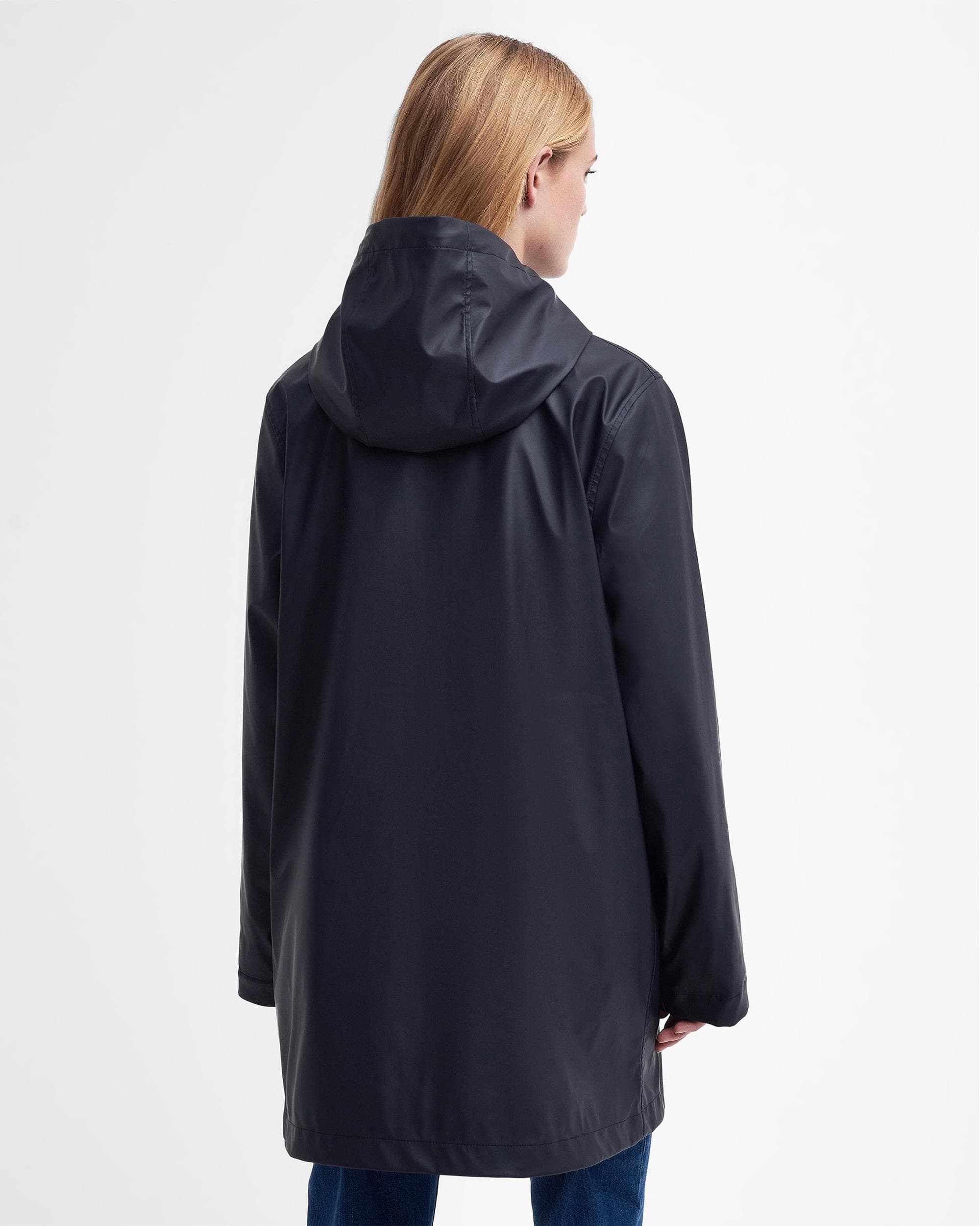 Barbour Woodland Womens Rubberised Raincoat - Image 5