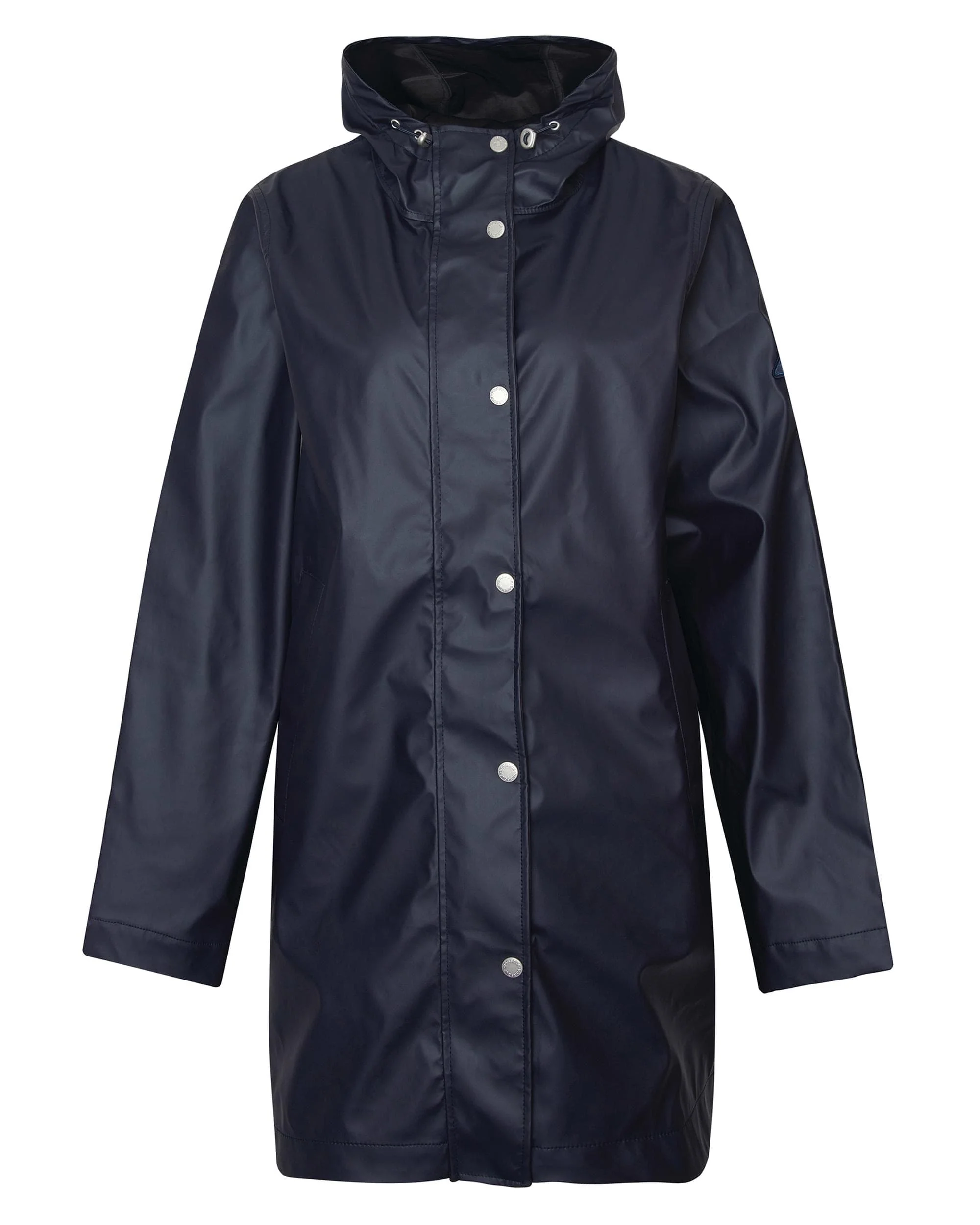 Barbour Woodland Womens Rubberised Raincoat - Image 8