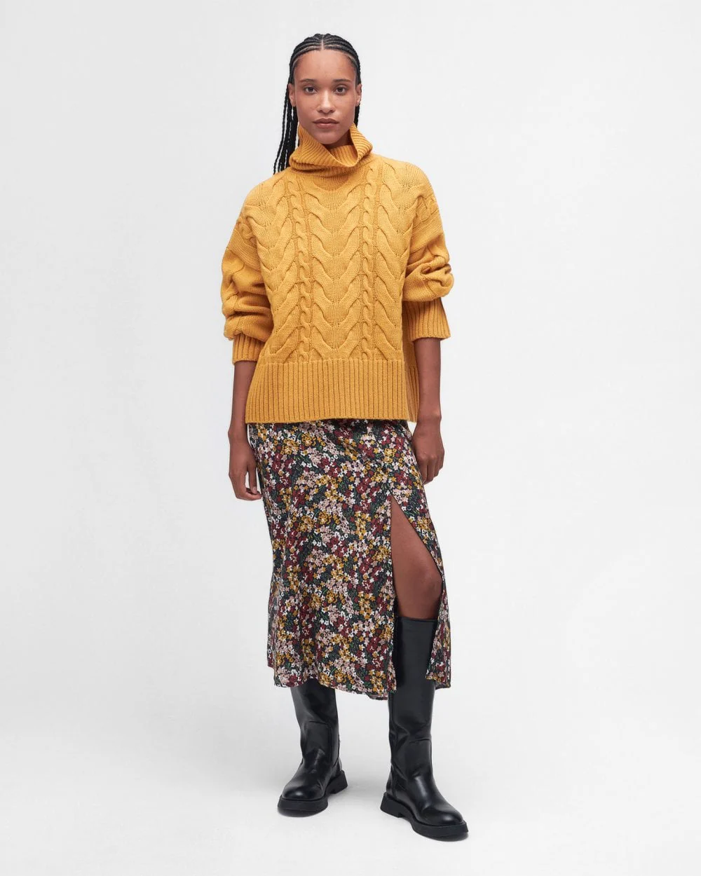 Barbour Woodlane Womens Roll Neck Jumper - Image 3