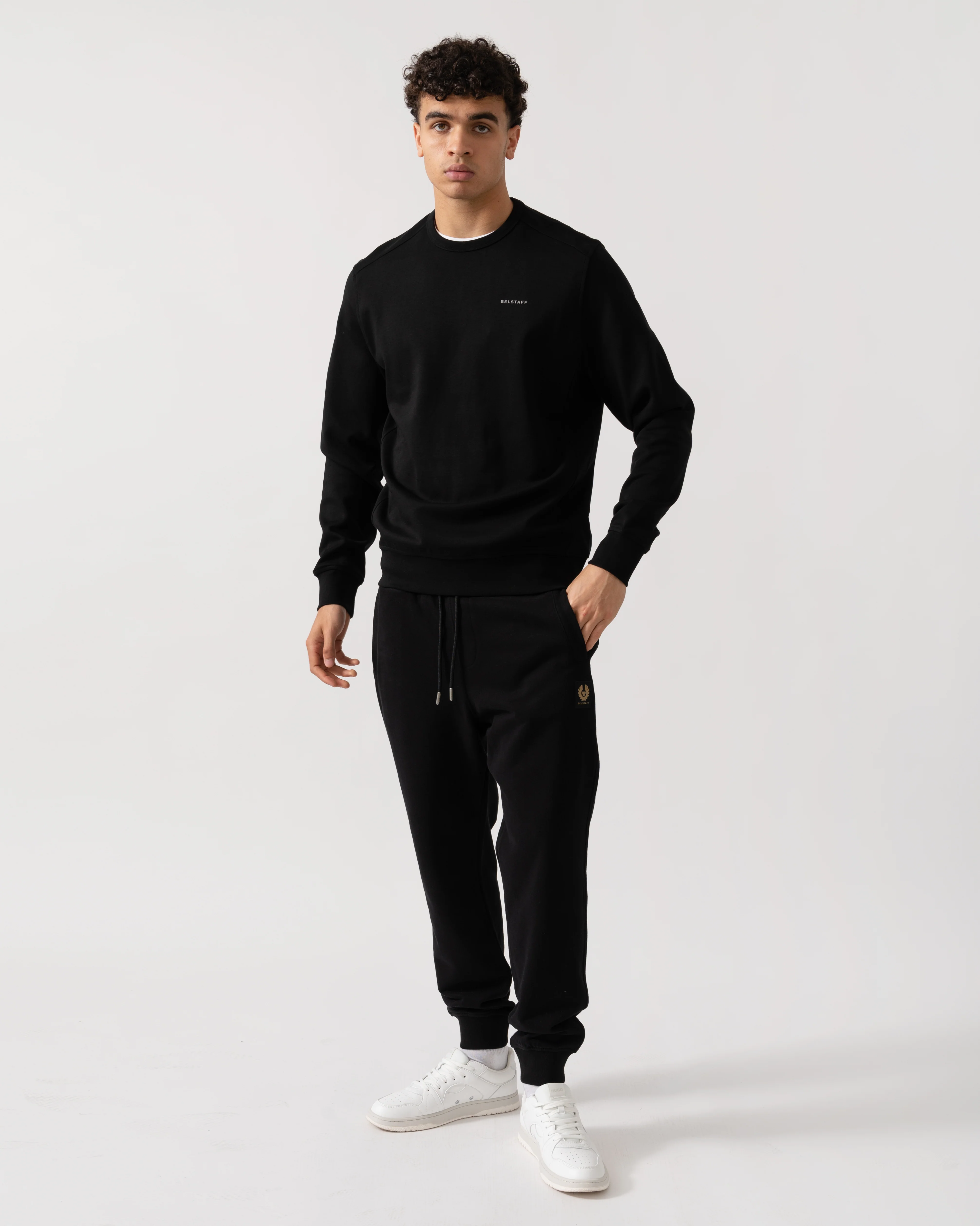 Belstaff Alloy Mens Crewneck Sweatshirt - Black - Image 3