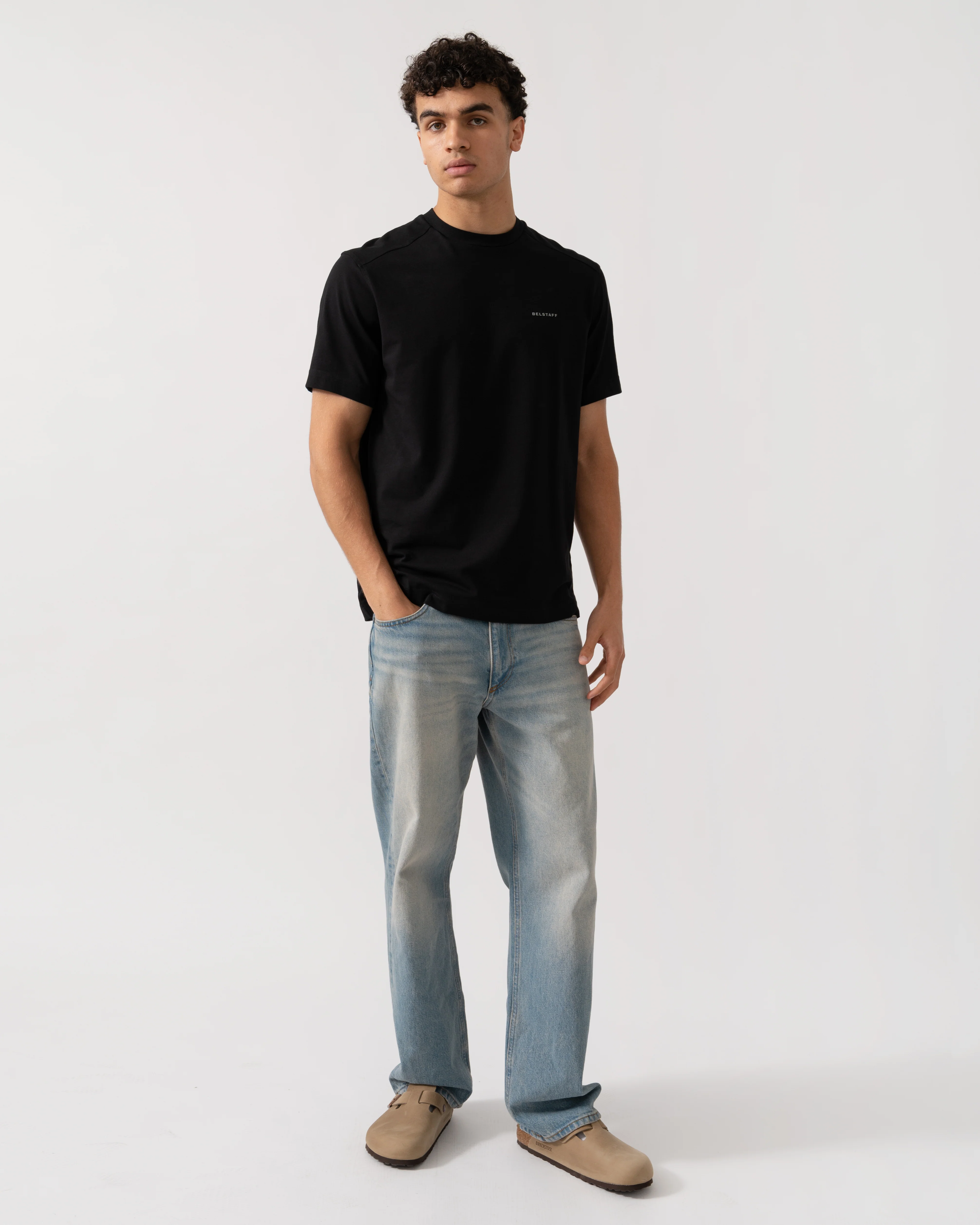 Belstaff Alloy Mens T-Shirt - Black - Image 2