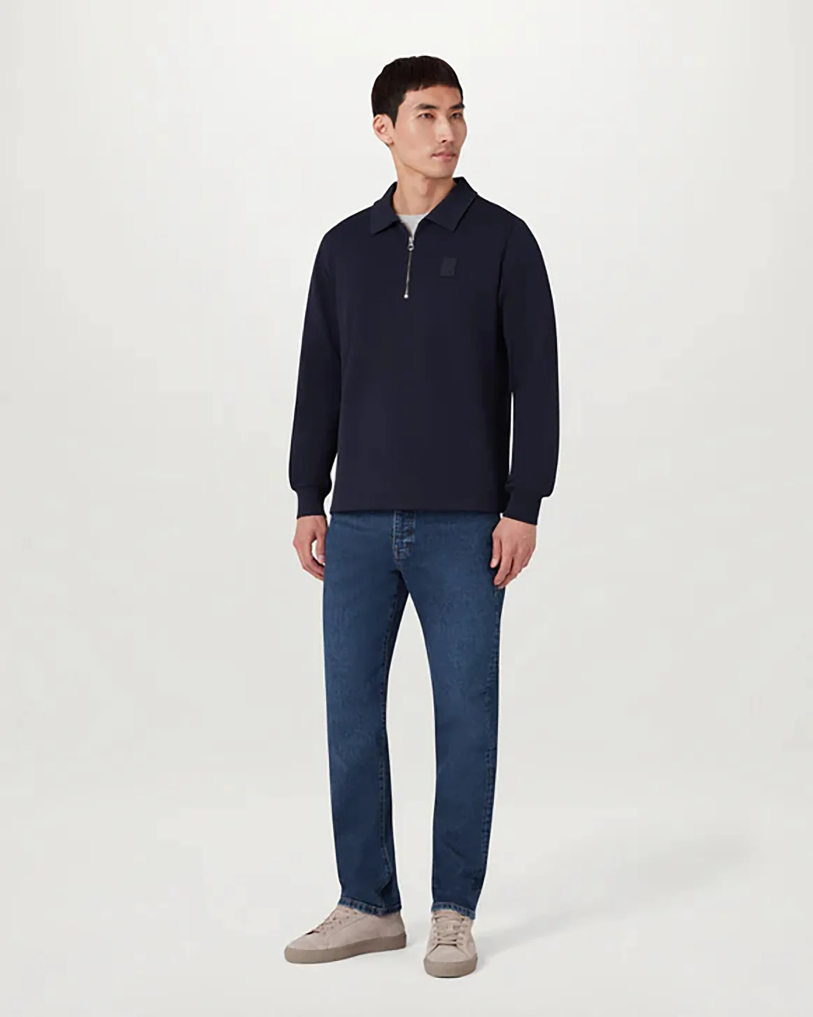 Belstaff B69 Mens Regular Fit Mid-Rise Jeans - Washed Indigo - Image 3