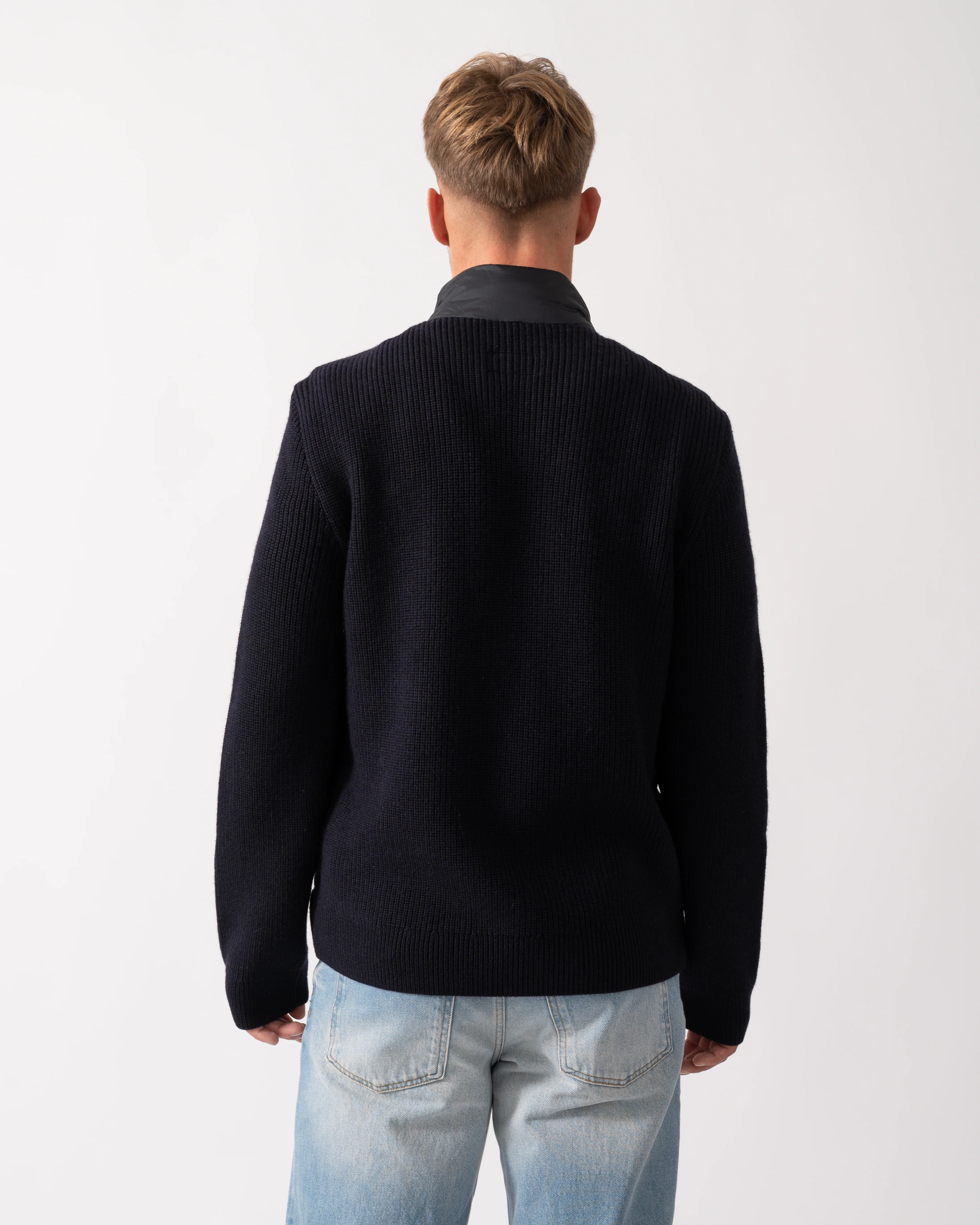Belstaff Circuiteer Mens Hybrid Jacket - Dark Ink - Image 5