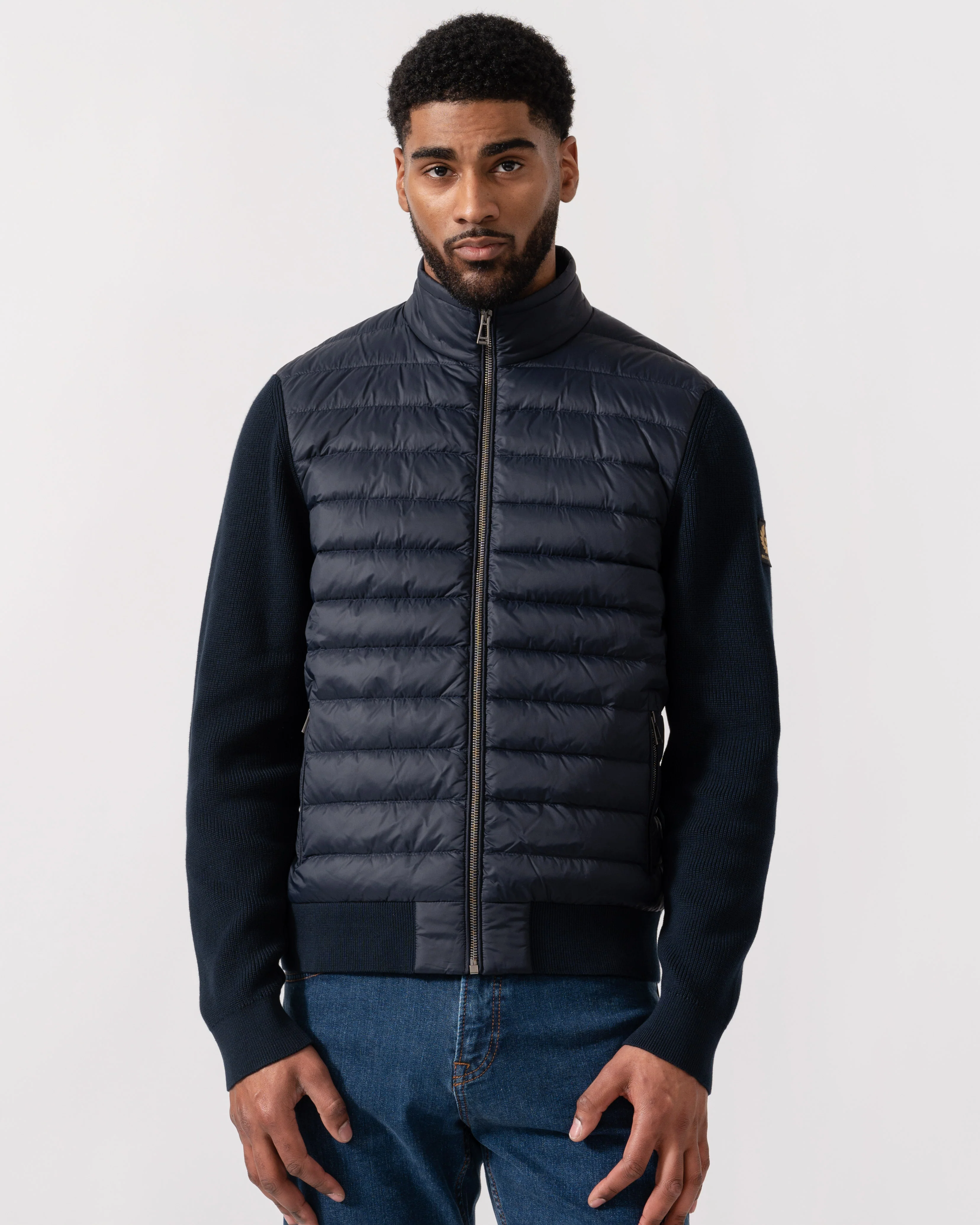Belstaff Control Mens Hybrid Jacket - Dark Ink - Image 2