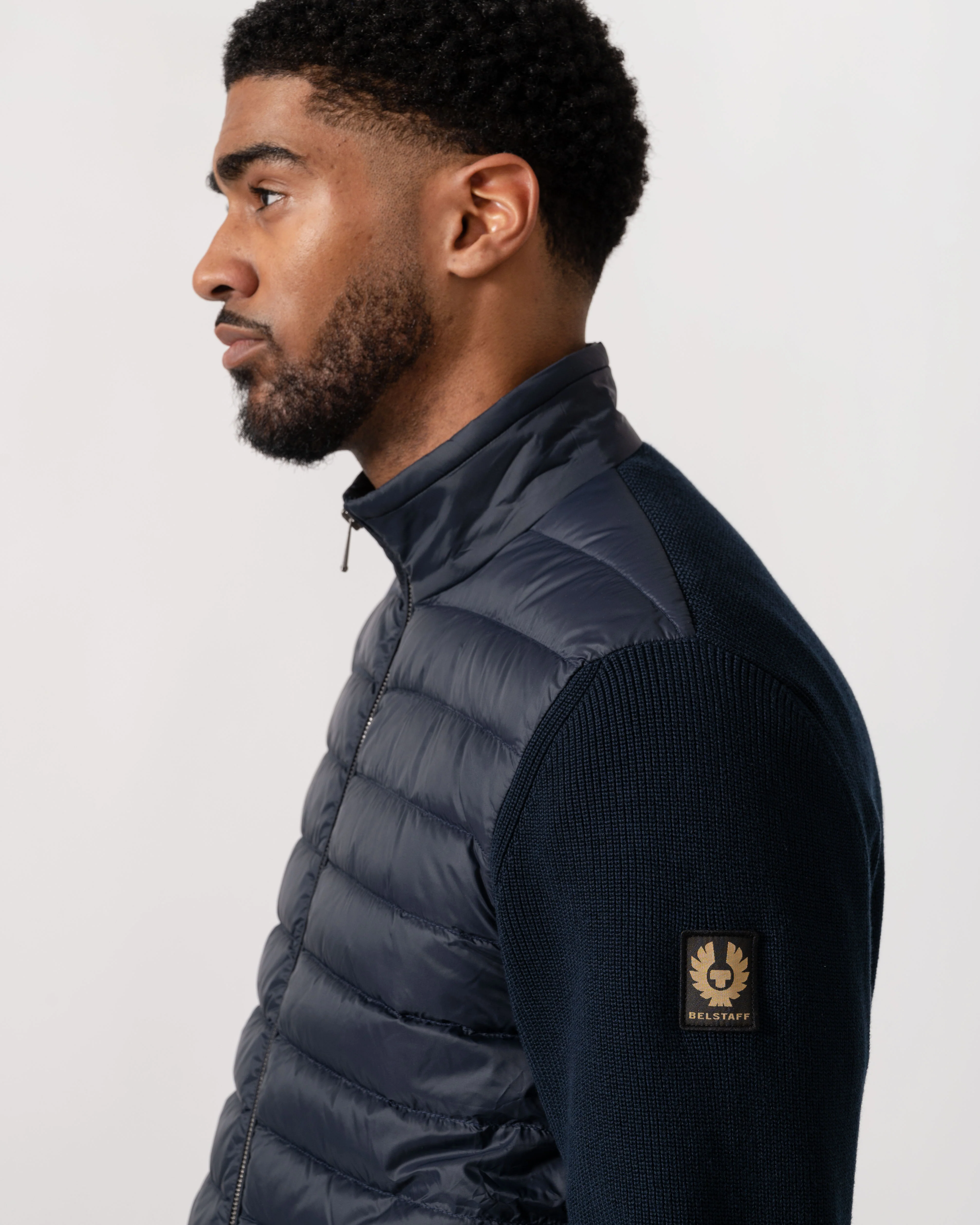 Belstaff Control Mens Hybrid Jacket - Dark Ink - Image 3