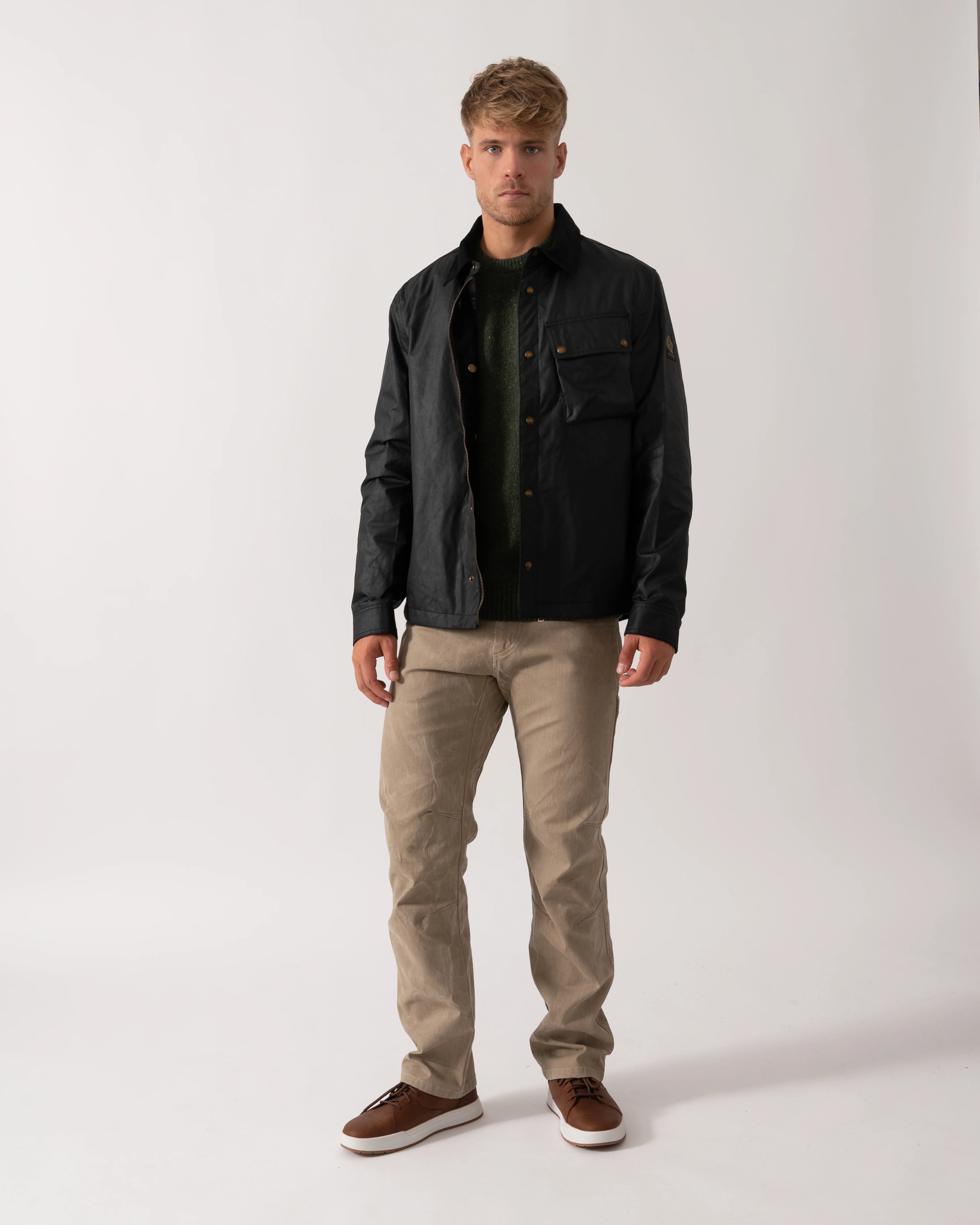 Belstaff Ground Mens Jacket - Black - Image 2