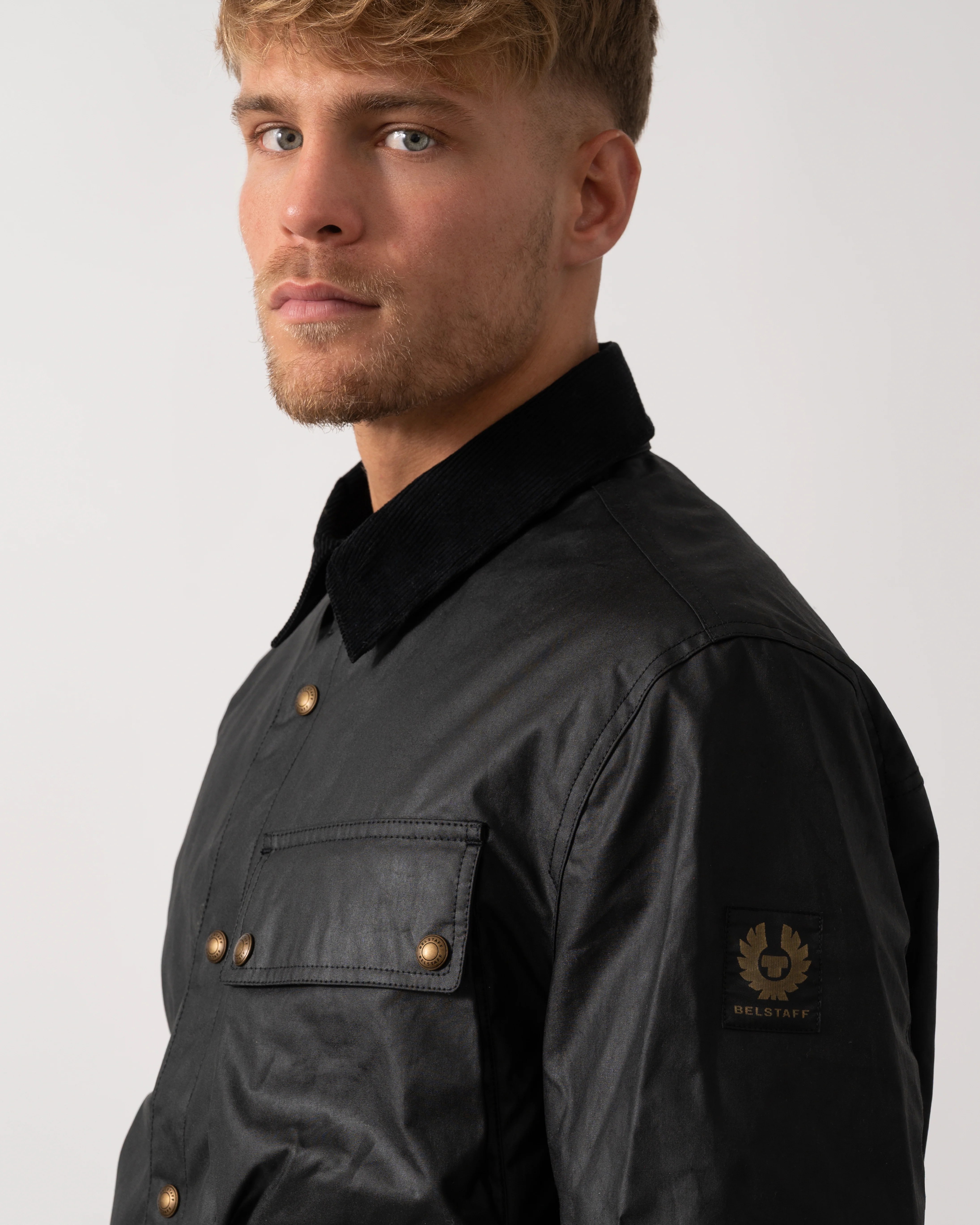 Belstaff Ground Mens Jacket - Black - Image 3