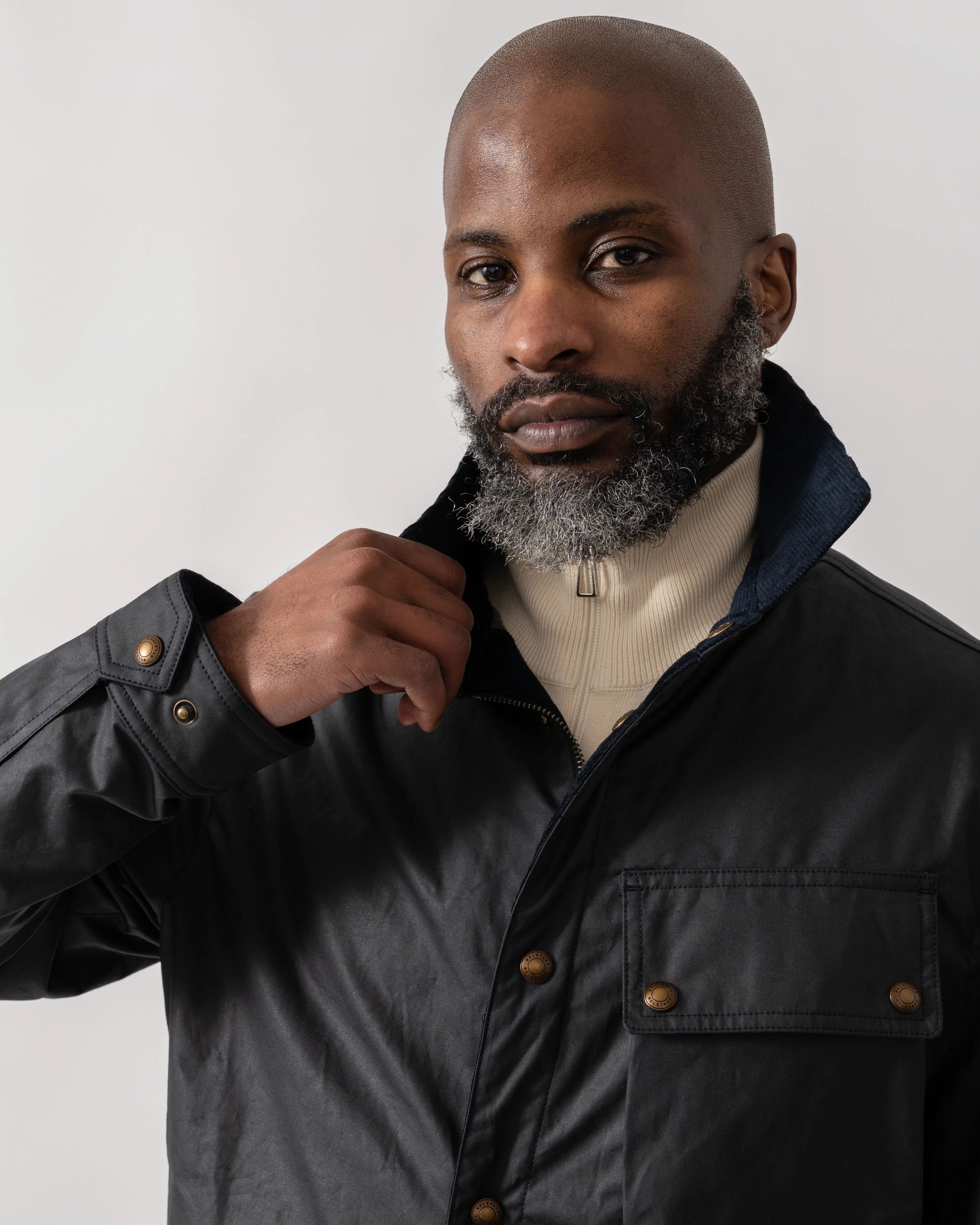 Belstaff Ground Mens Jacket - Dark Navy - Image 3
