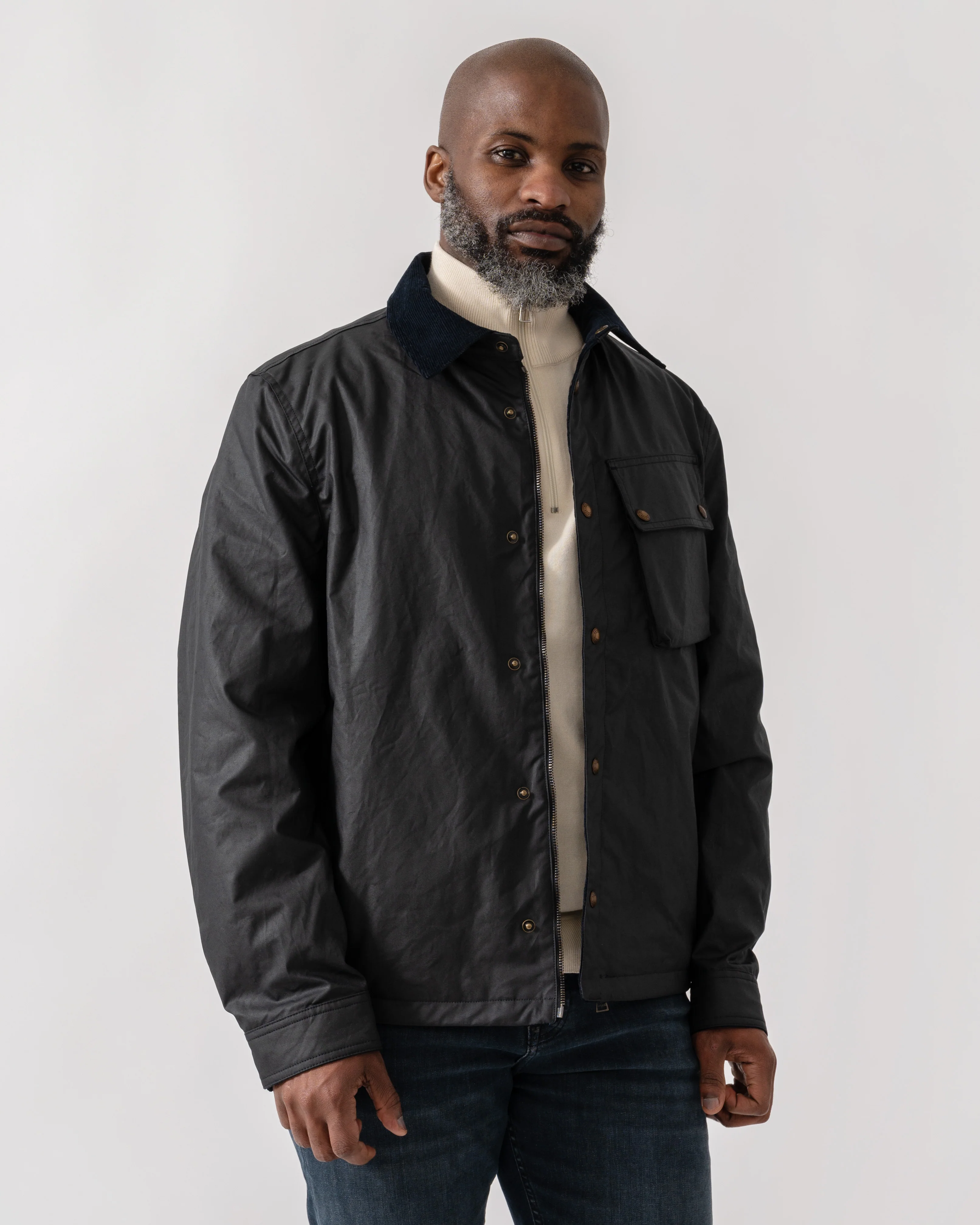 Belstaff Ground Mens Jacket - Dark Navy - Image 4