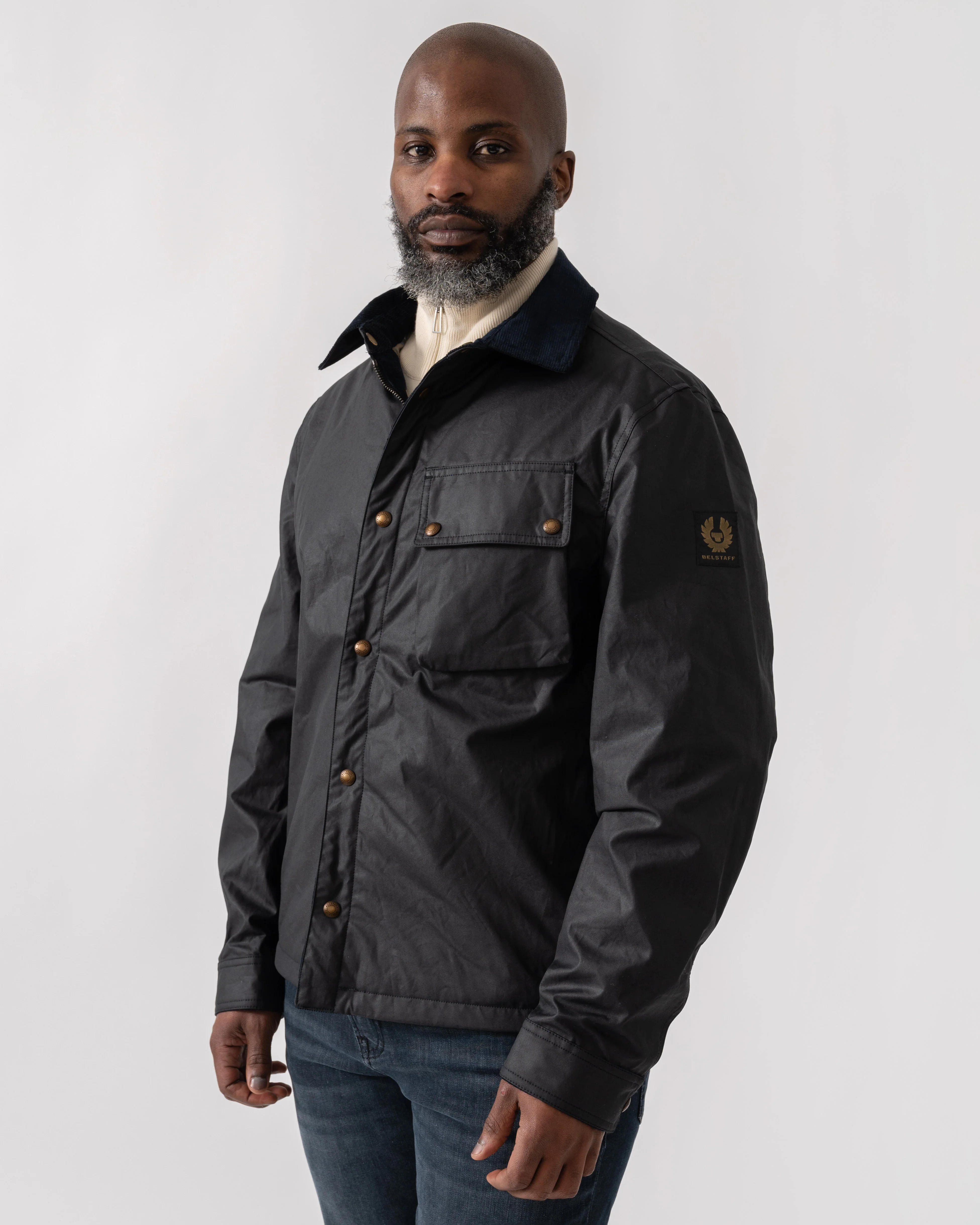 Belstaff Ground Mens Jacket - Dark Navy - Image 6