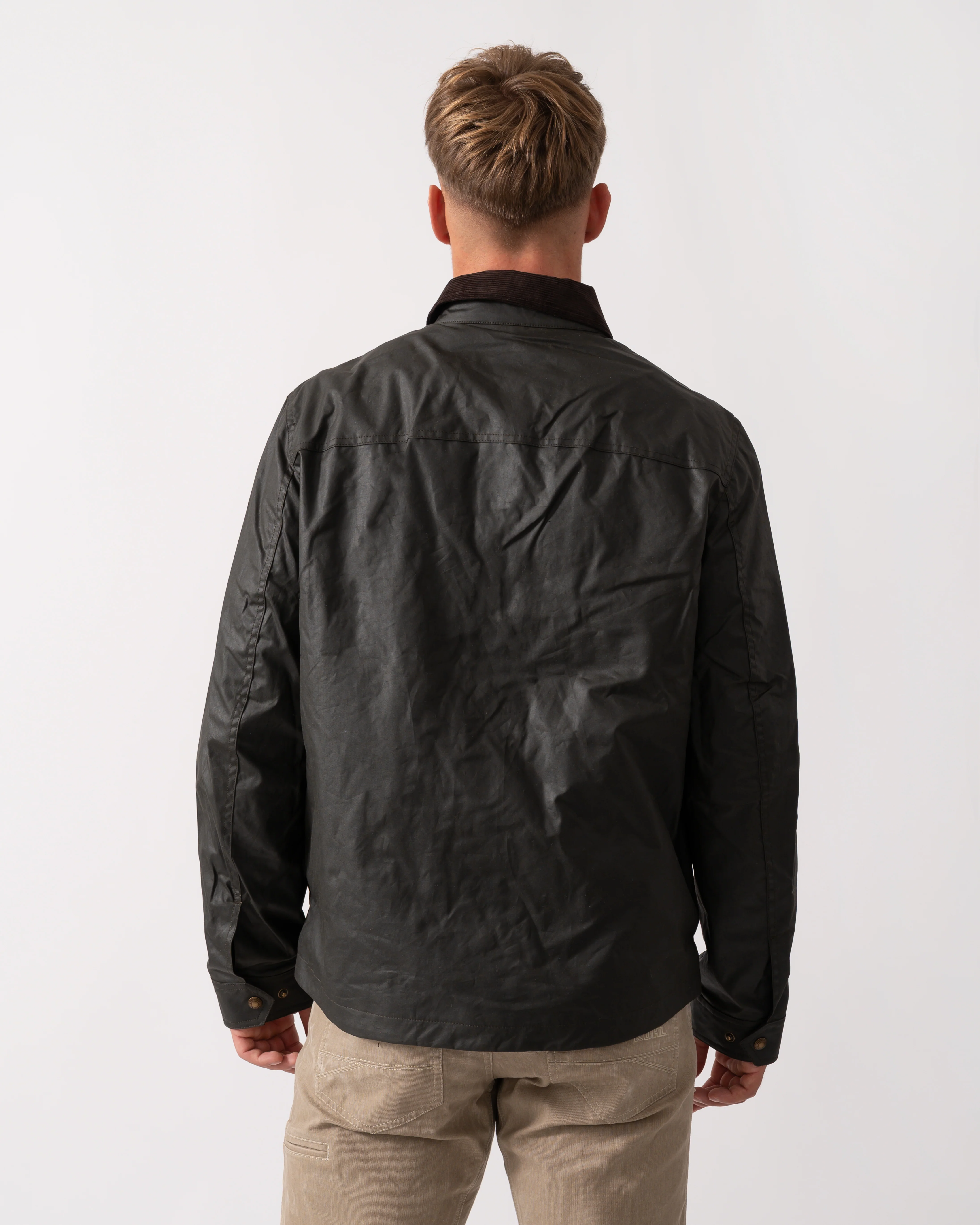 Belstaff Ground Mens Jacket - Faded Olive - Image 4