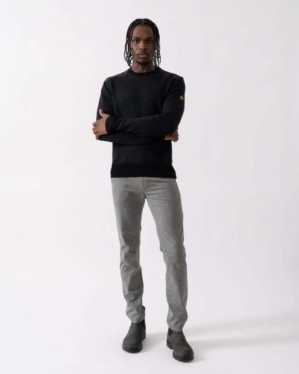 Belstaff Kerrigan Mens Crew Neck Jumper - Image 3