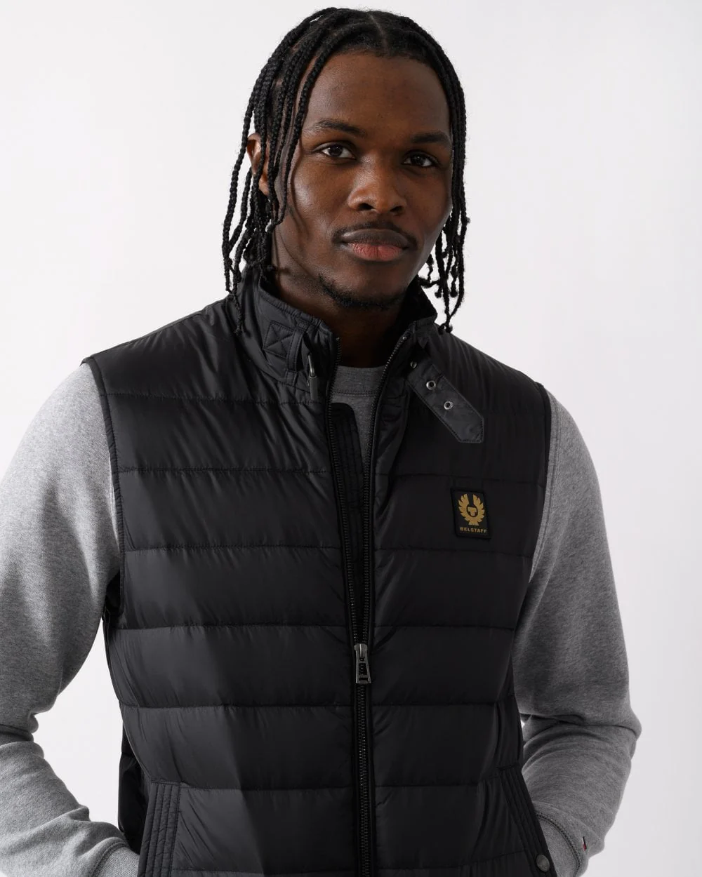 Belstaff Mens Circuit Gilet - Black - Image 3