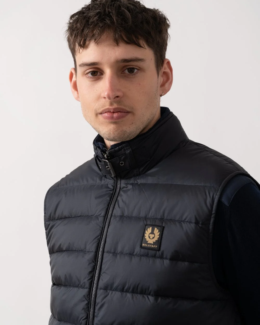 Belstaff Mens Circuit Gilet - Dark Ink - Image 3