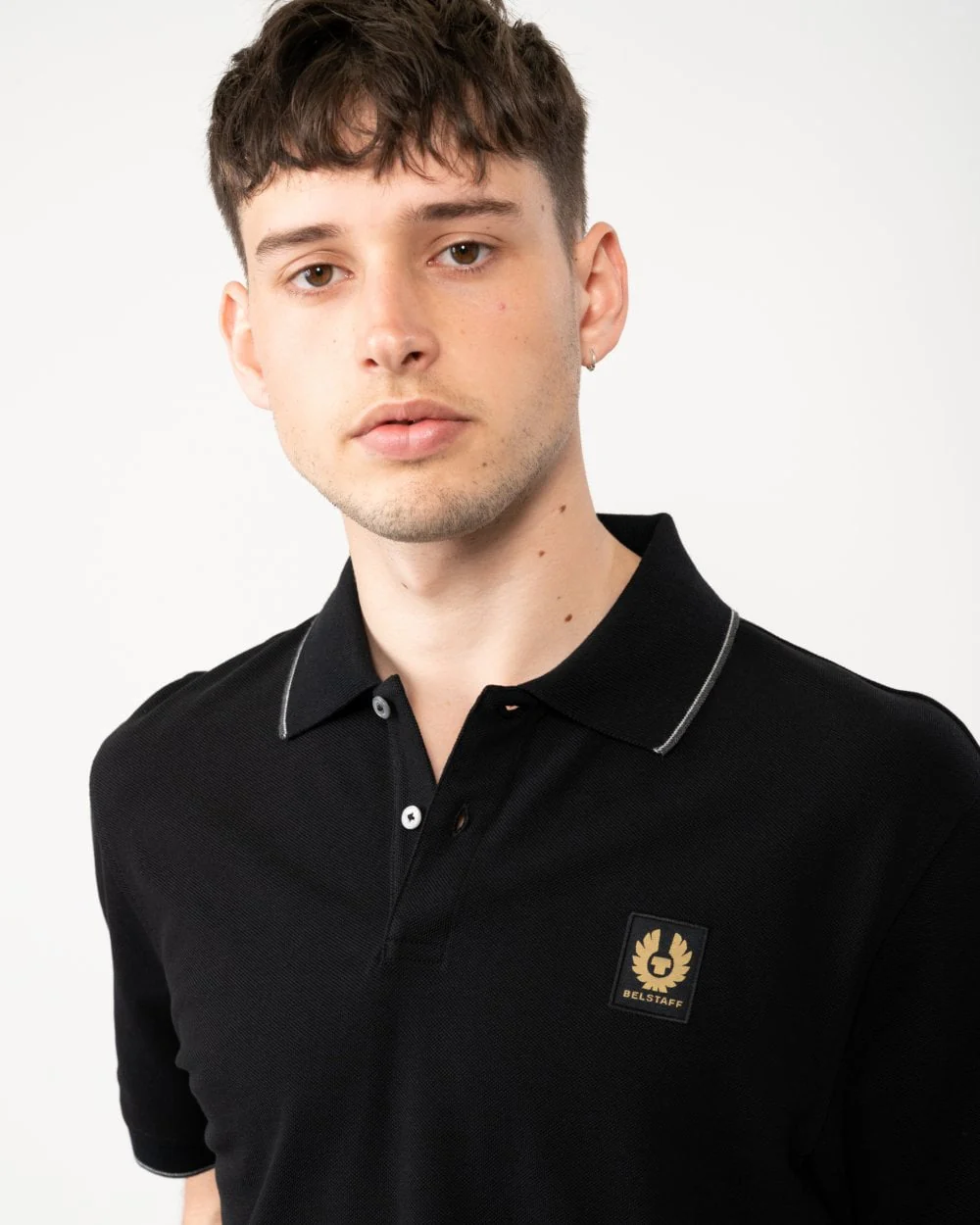 Belstaff Mens Double Tipped Polo - Image 2