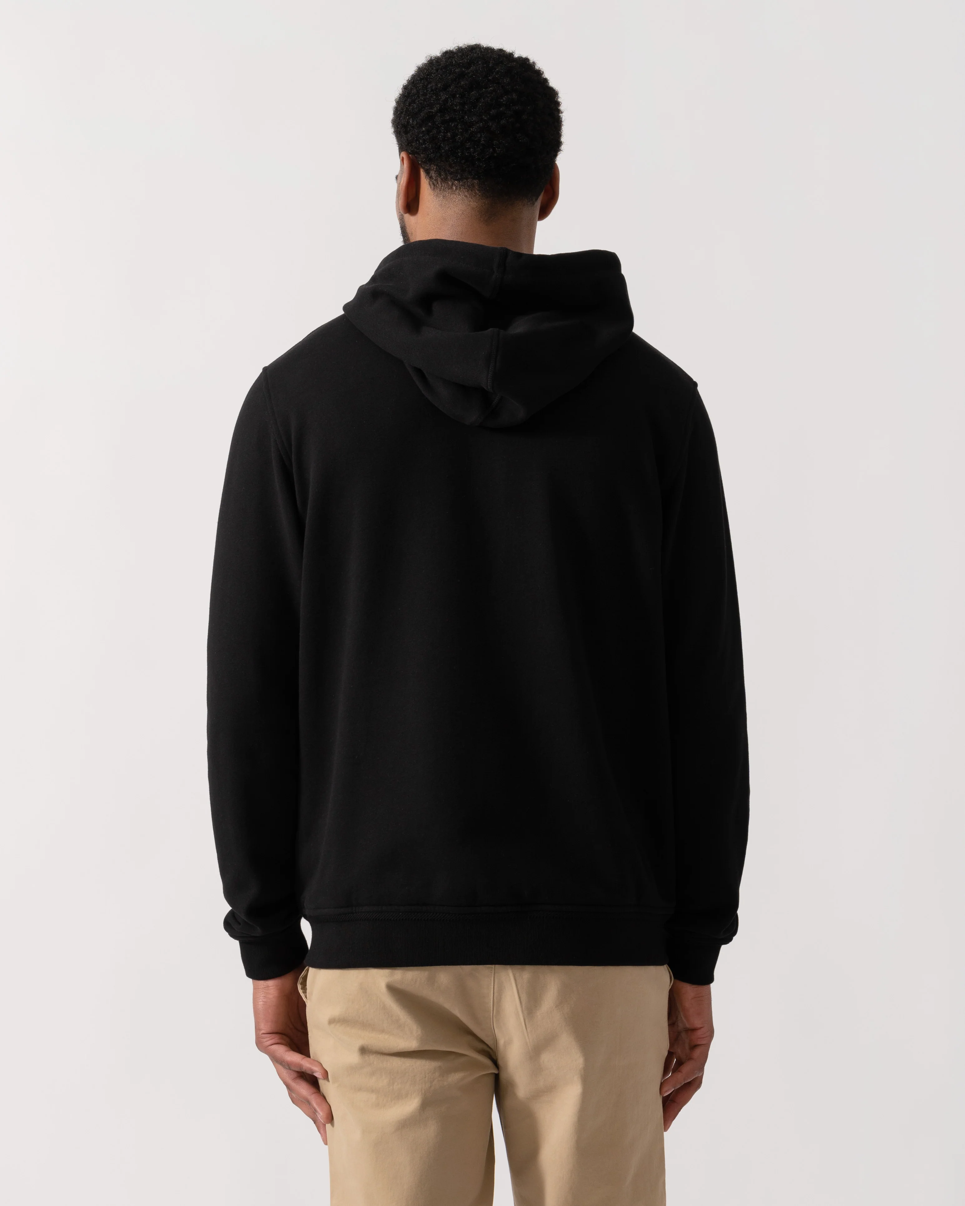 Belstaff Mens Full Zip Hoodie - Black - Image 4