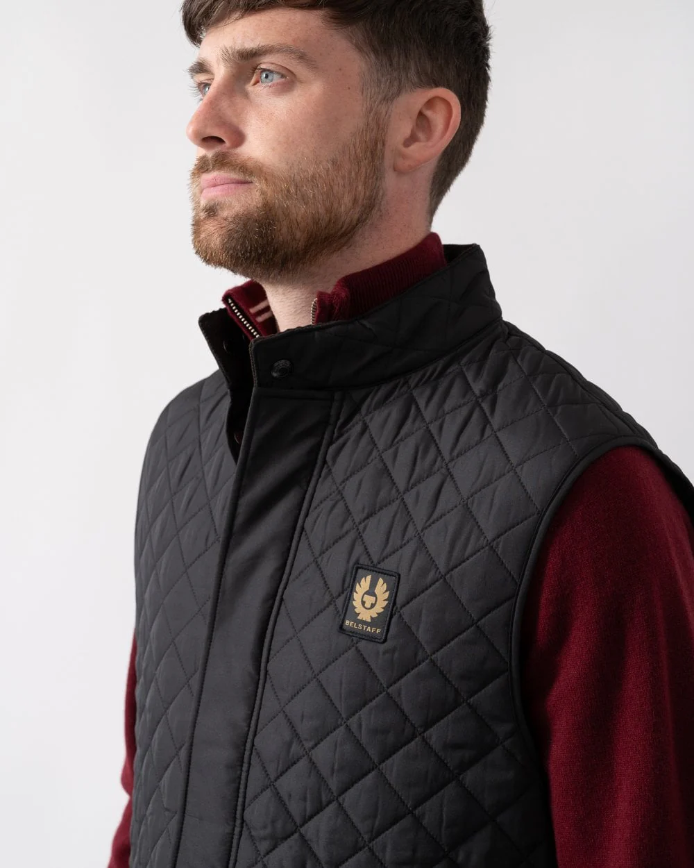 Belstaff Mens Icon Gilet - Black - Image 2