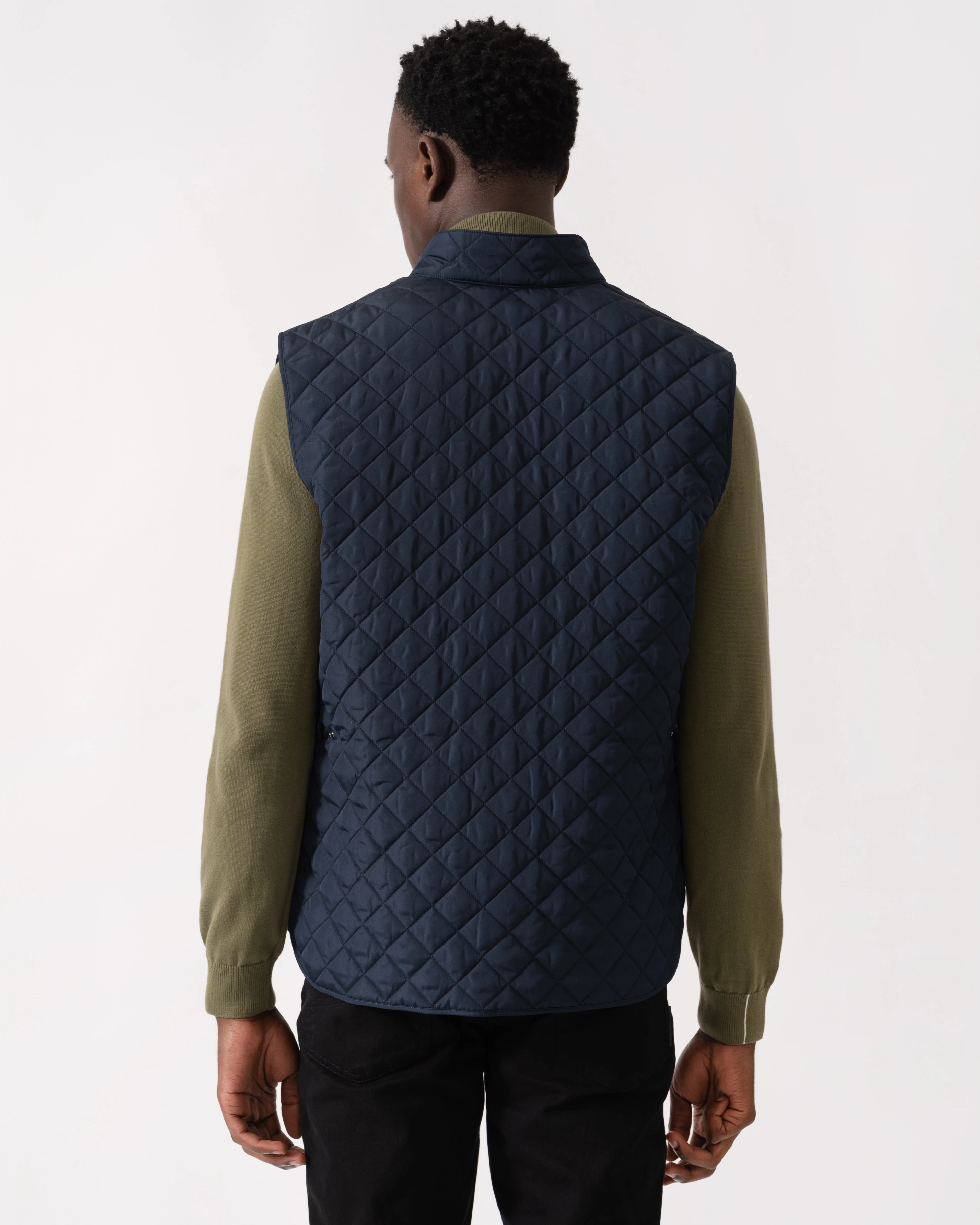 Belstaff Mens Icon Gilet - Dark Ink - Image 4
