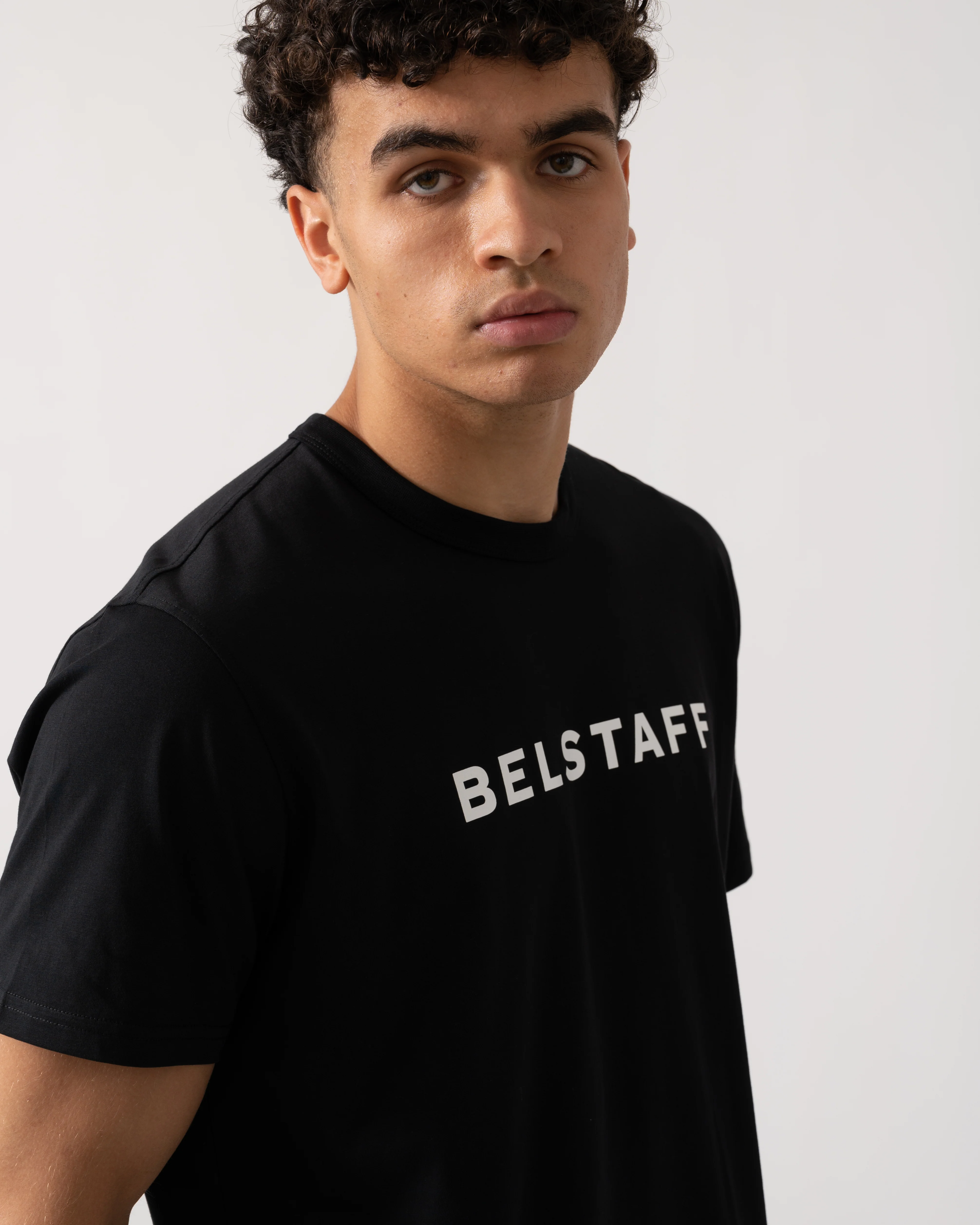 Belstaff Mens Logo T-Shirt - Black - Image 3