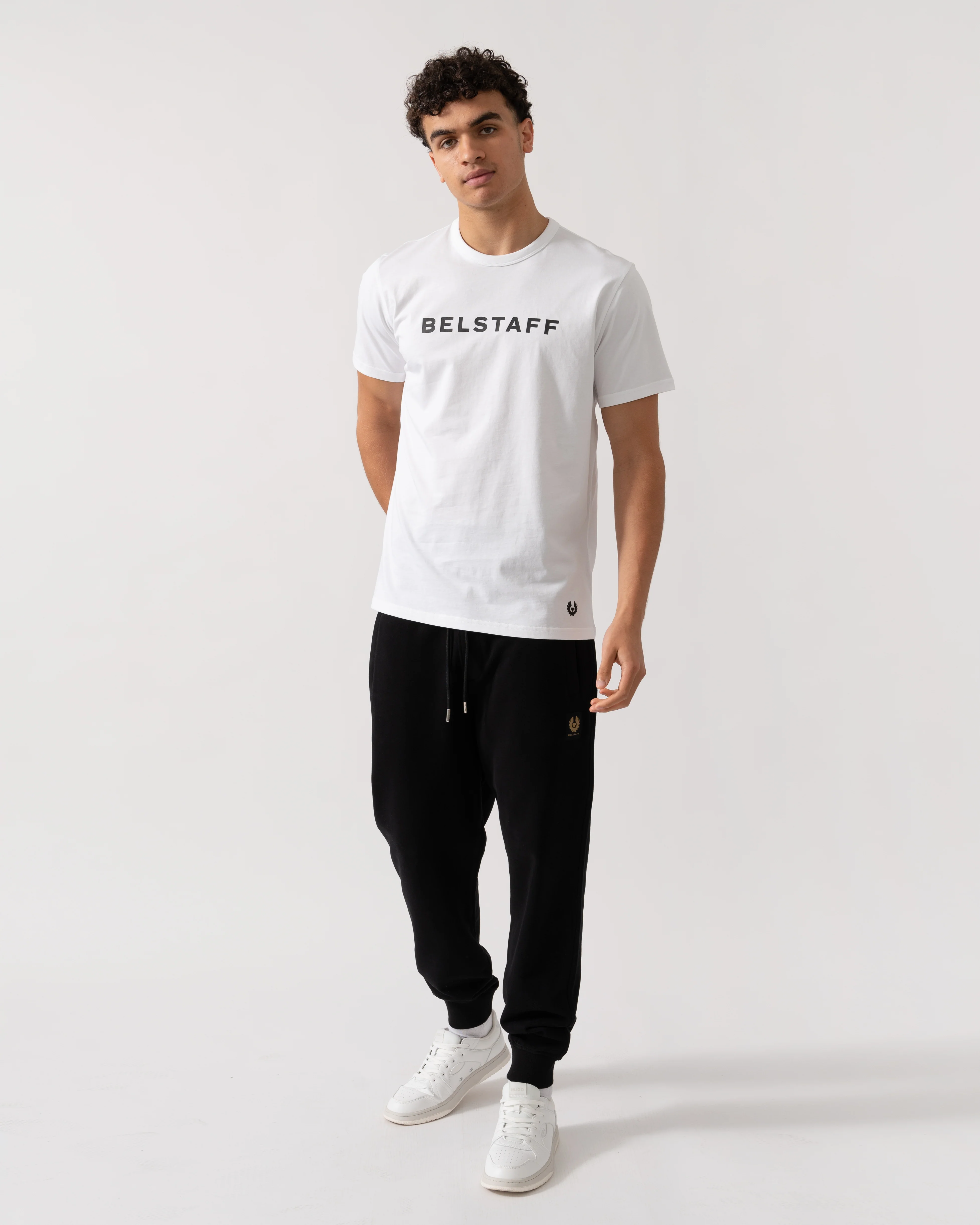 Belstaff Mens Logo T-Shirt - White - Image 3